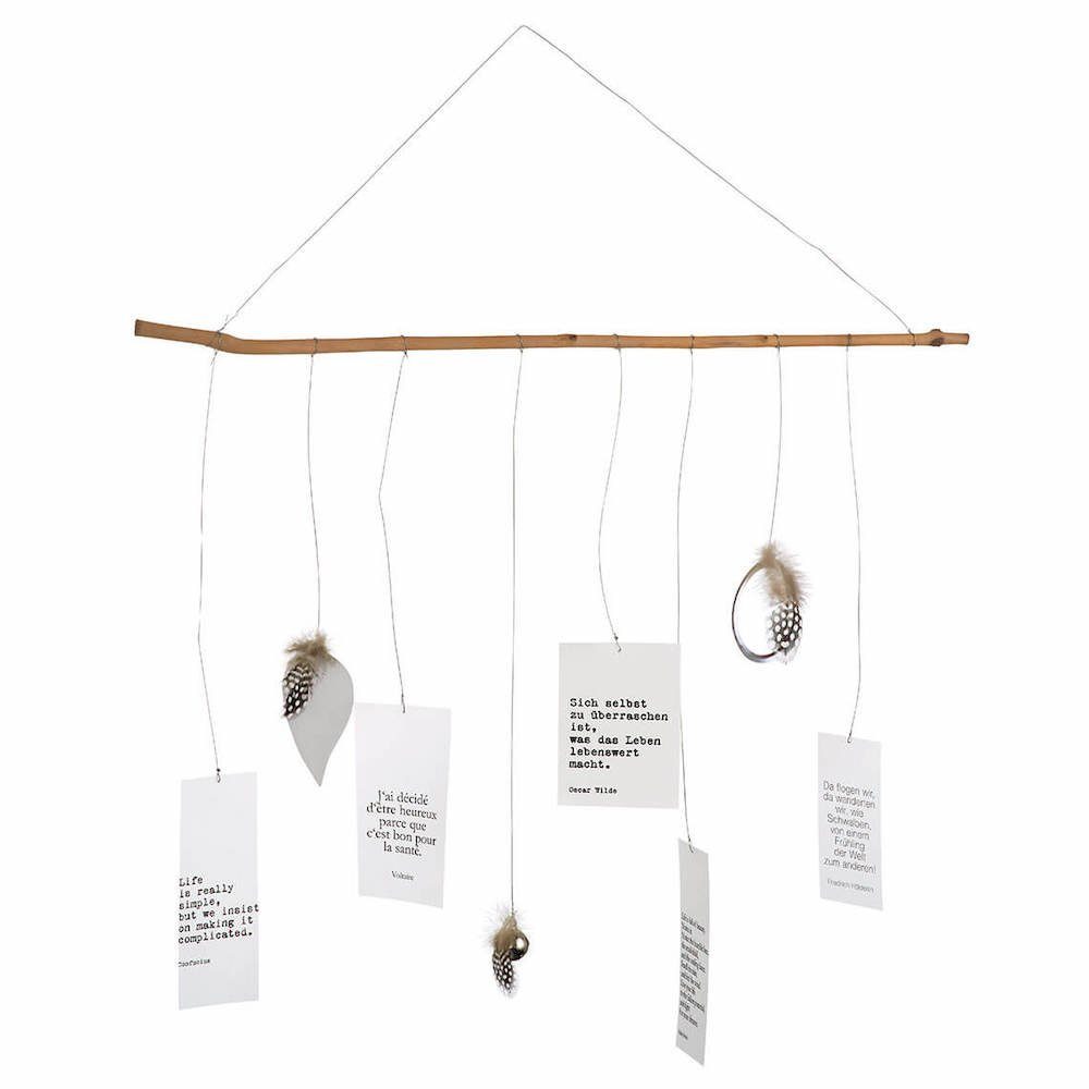 Räder Design Hängedekoration Weisheiten