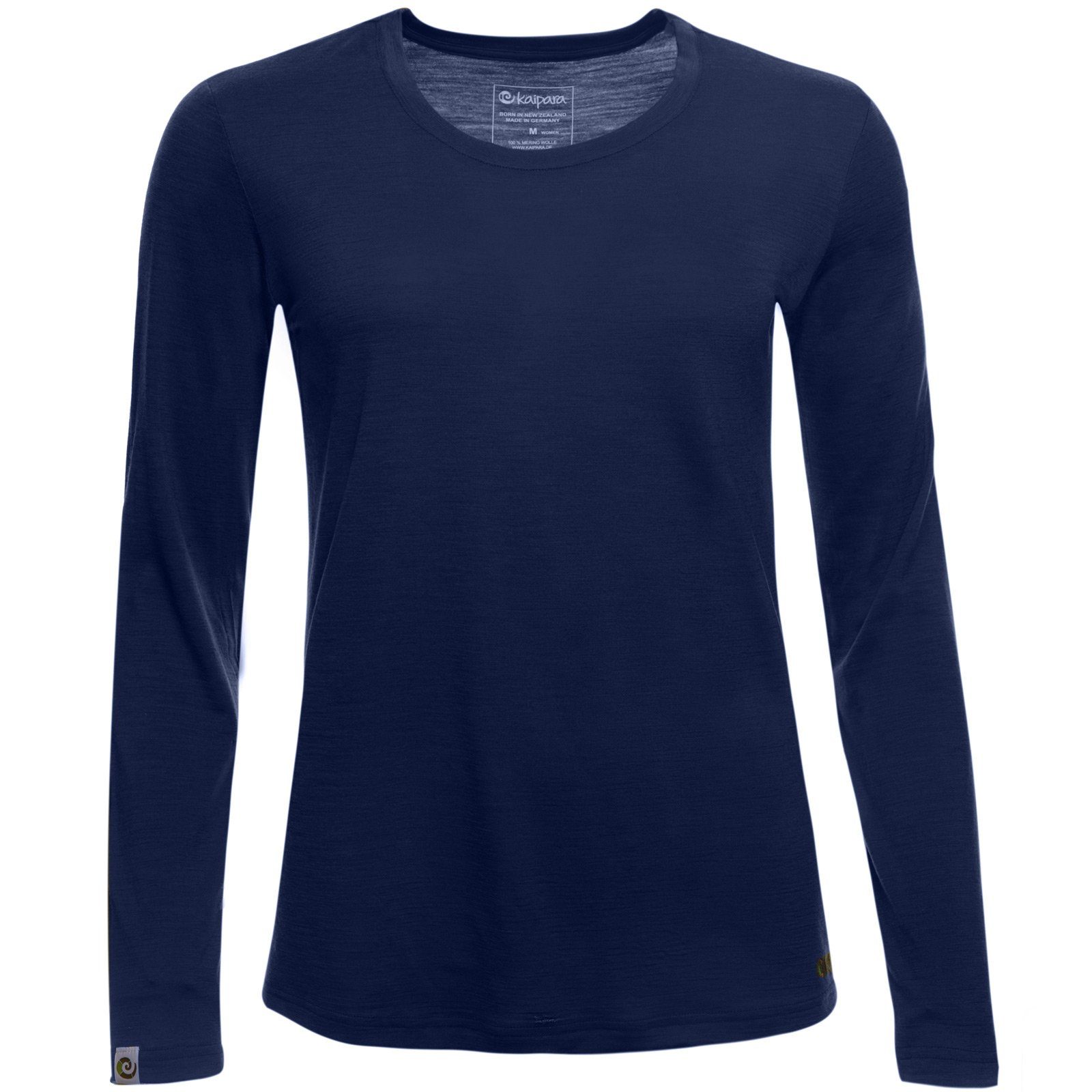 Kaipara - Merino Sportswear Unterhemd Merino Damen-Unterhemd Regular 200g warm (1-St) aus reiner Merinowolle Made in Germany Blau
