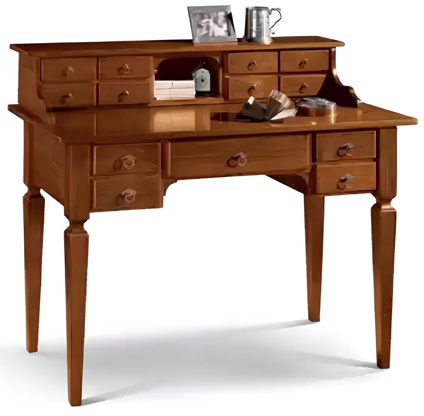 Xlmoebel Sekretär Eleganter Schreibtisch im italienischen Design aus Holz (1 St., Schreibtisch), Hergestellt in Europa