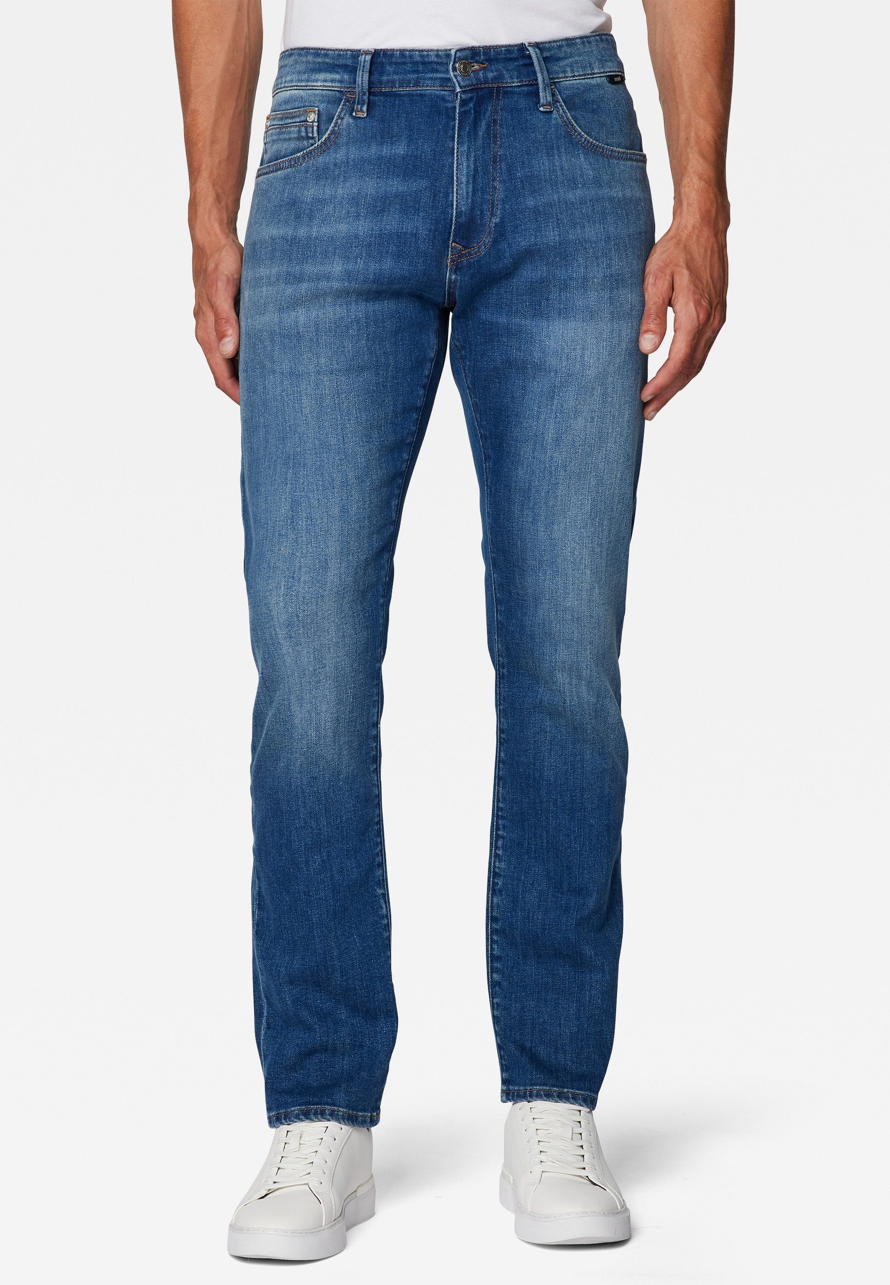 Mavi Regular-fit-Jeans Jeans Straight Denim 5-Pocket-Style günstig online kaufen