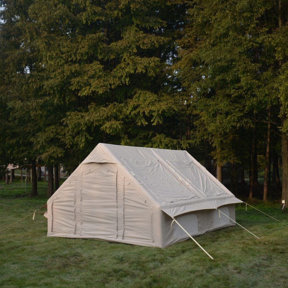 CHICFURN Pavillon Aufblasbares Luftzelt für Outdoor mit Ofenabzug und UPF 50+, (Packung), Großes Zelt, 300 x 400 x 200 cm, aufblasbar