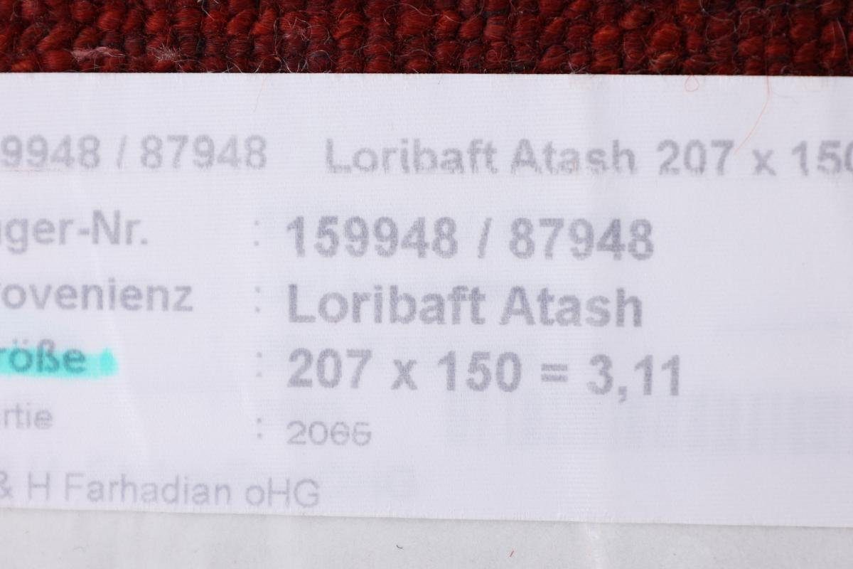 Moderner, Höhe: Nowbaft Loribaft rechteckig, 151x206 12 Gabbeh Nain mm Perser Handgeknüpfter Trading, Orientteppich