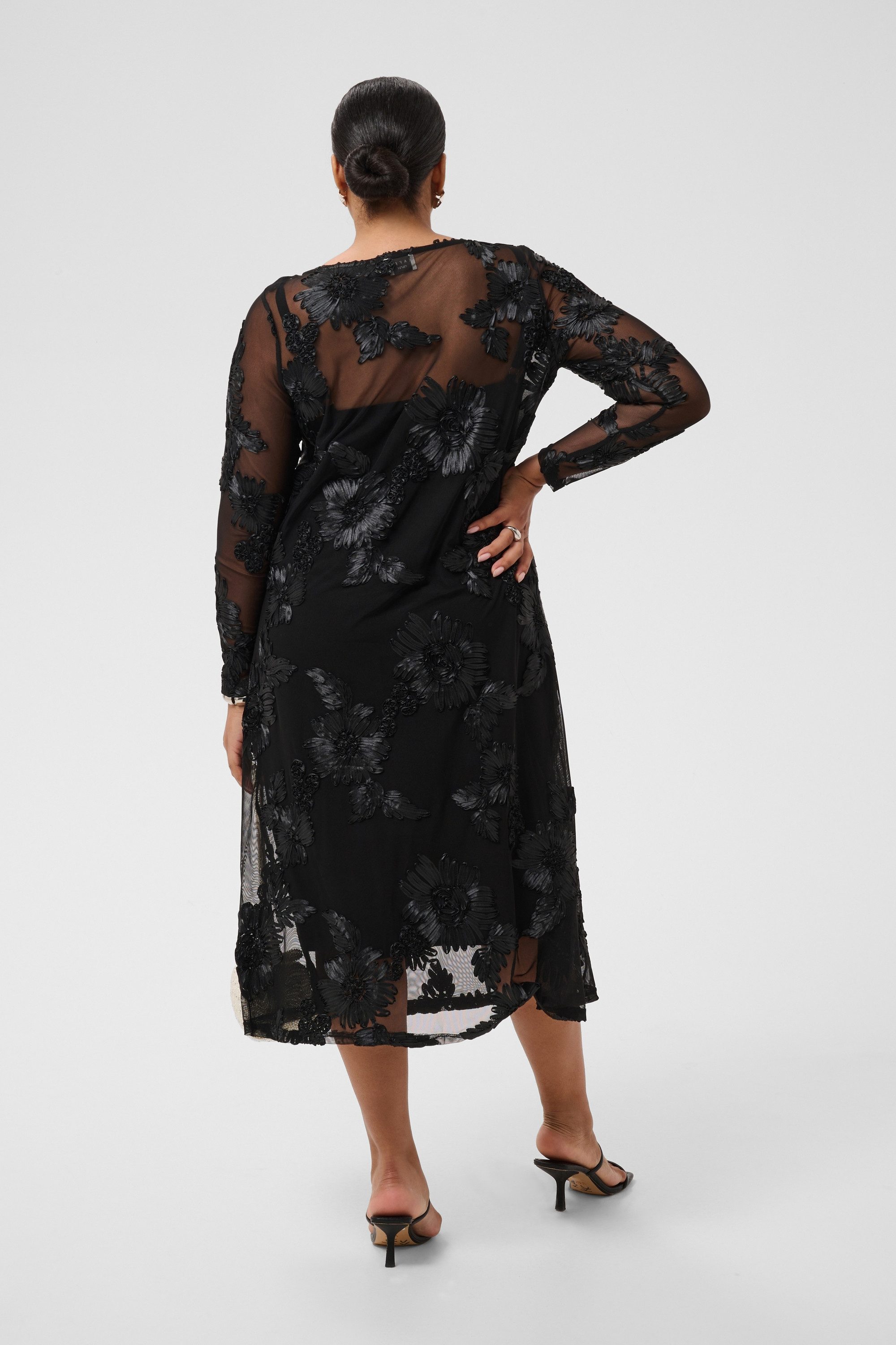 KAFFE Curve Strickkleid Kleid KCjuliana Große Größen