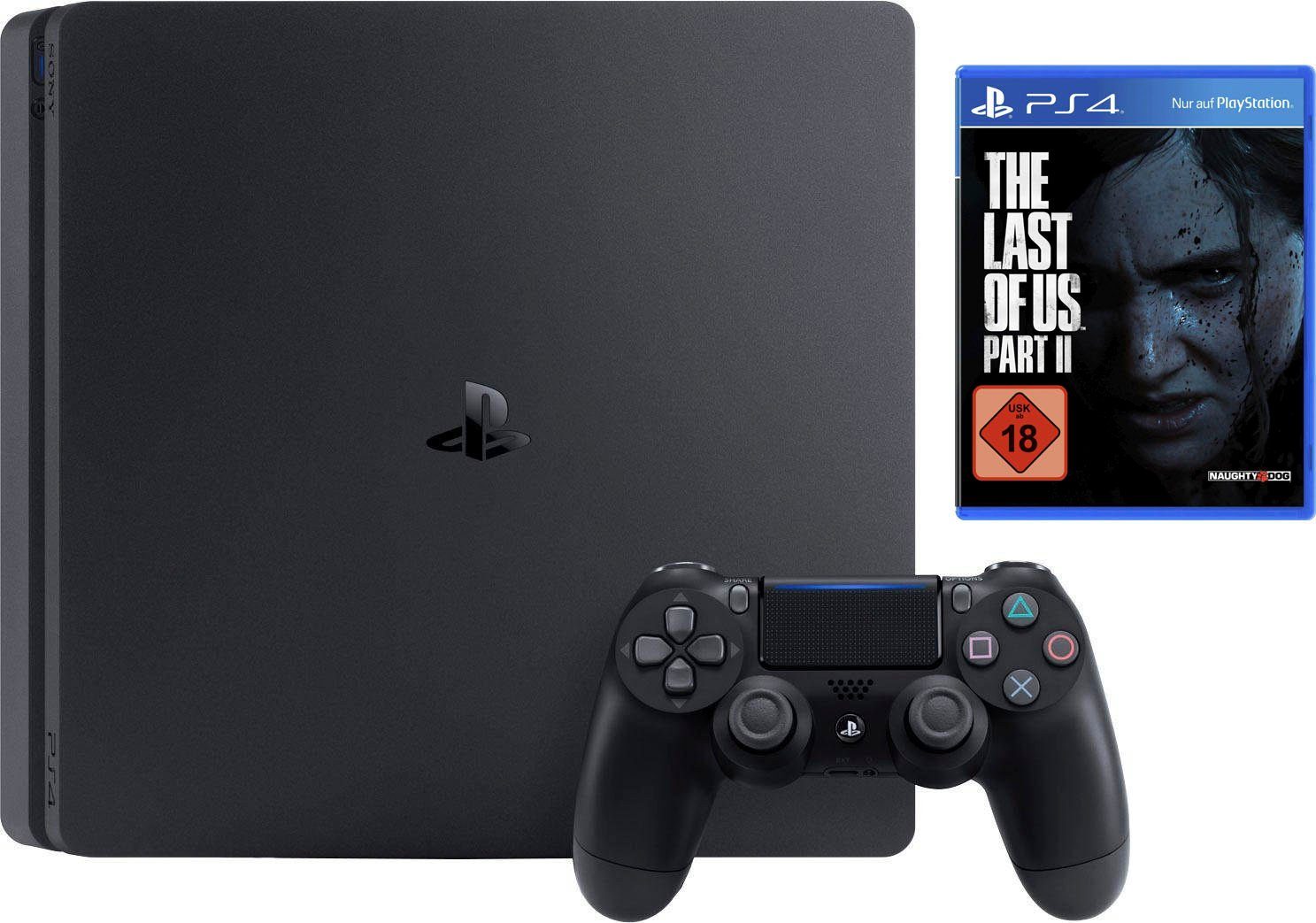 PlayStation 4 Slim, inkl. The Last of Us Part II