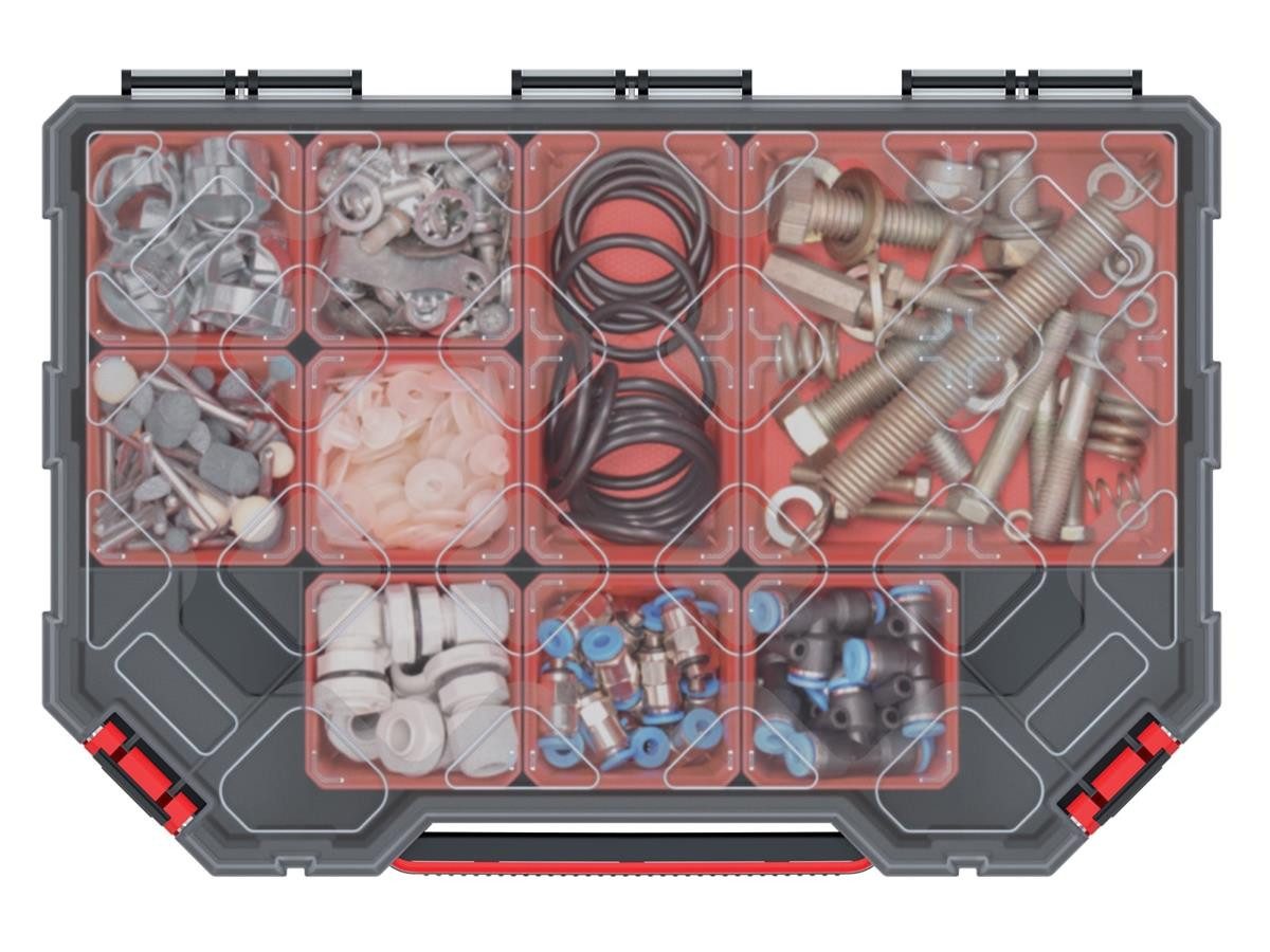 Kistenberg Werkzeugbox Tager Organizer (KTG30206B, 28,4 x 19,5 x 6 cm), inkl. Trennwände