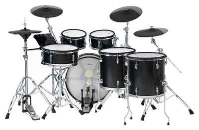 XDrum E-Drum DD-670 PLUS Mesh E-Drum Kit, 10-St., echte Holzkessel, 720 Sounds, 20 Preset- und 20 User-Kits