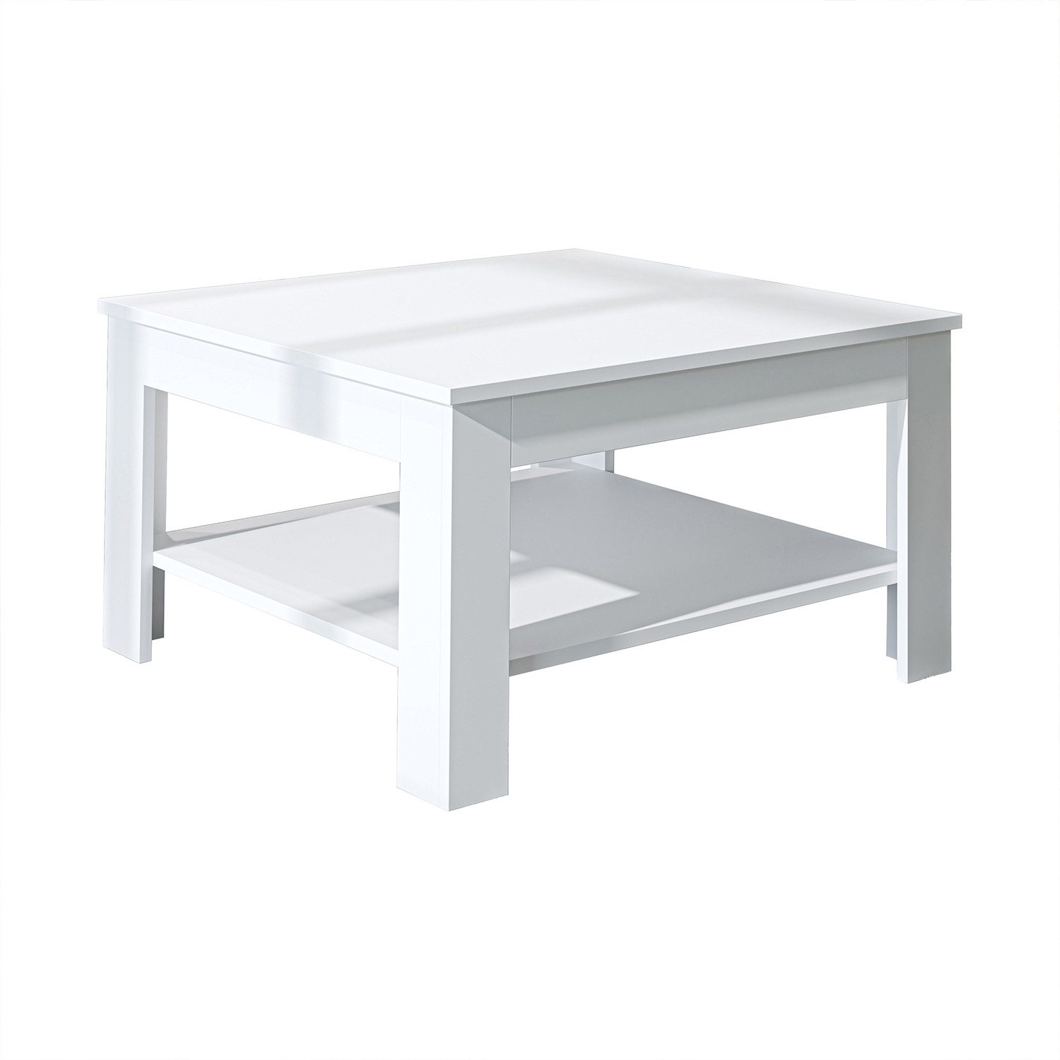 Roomart Wohnzimmertisch Couchtisch HELSINKI mit Ablageboden Wohnzimmertisch Sofatisch modern, Mit unterer Ablage, in zwei Formaten – Bild 4 von 5