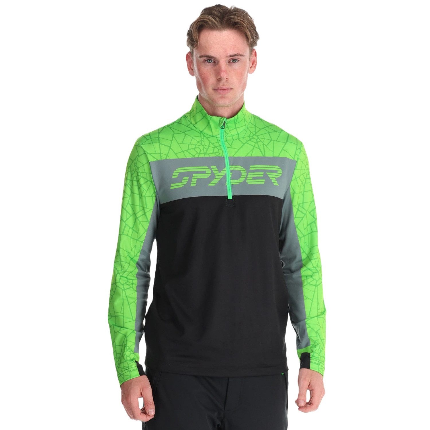 Spyder Rollkragenpullover Spyder Legacy Half Zip Herren Baselayer Pullover 38A013602 SBG