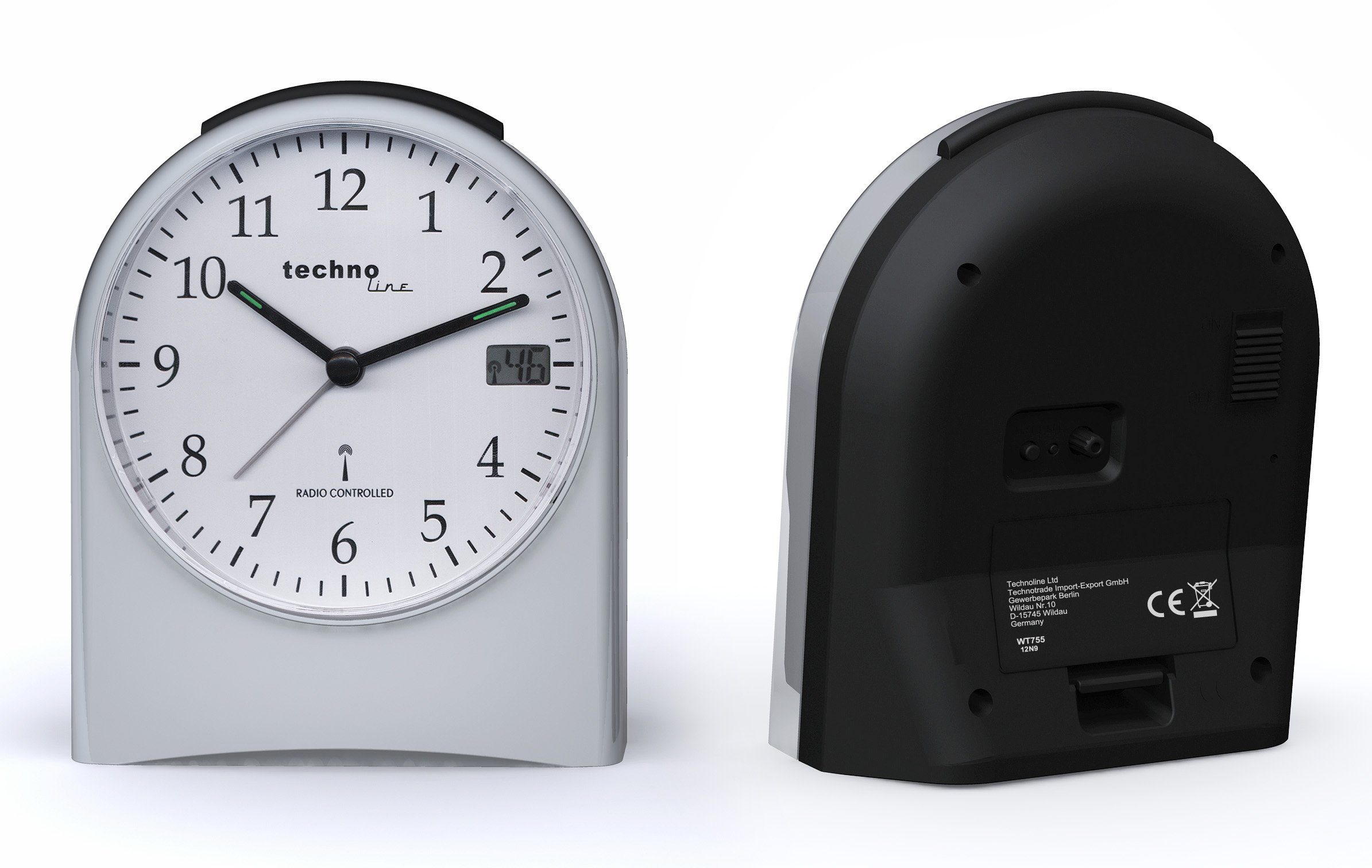 technoline Funkwecker WT 765 mit Sekundenanzeige günstig online kaufen