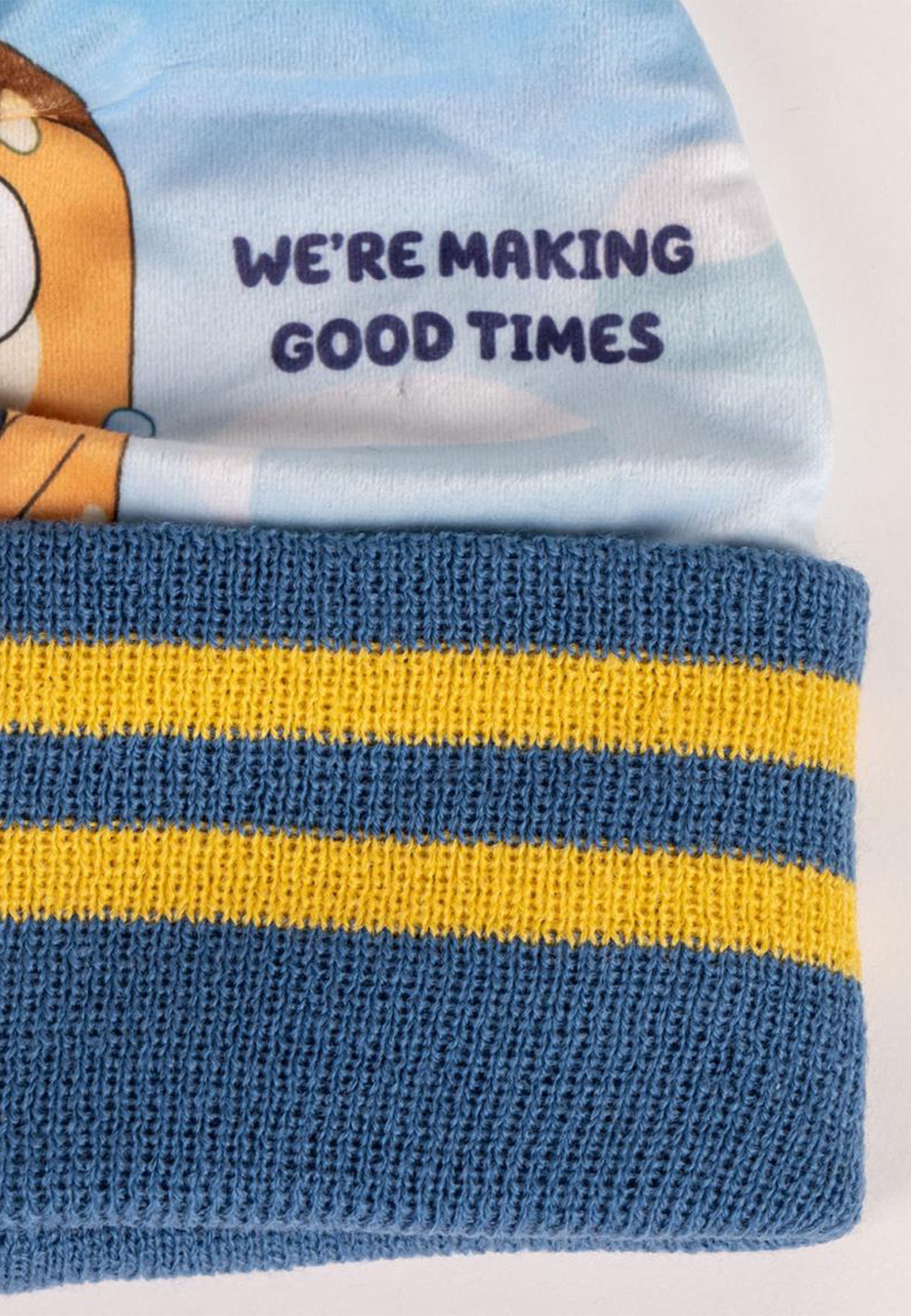 Disney Schlupfmütze 3 Satz Stücke Snood Bluey (Set)