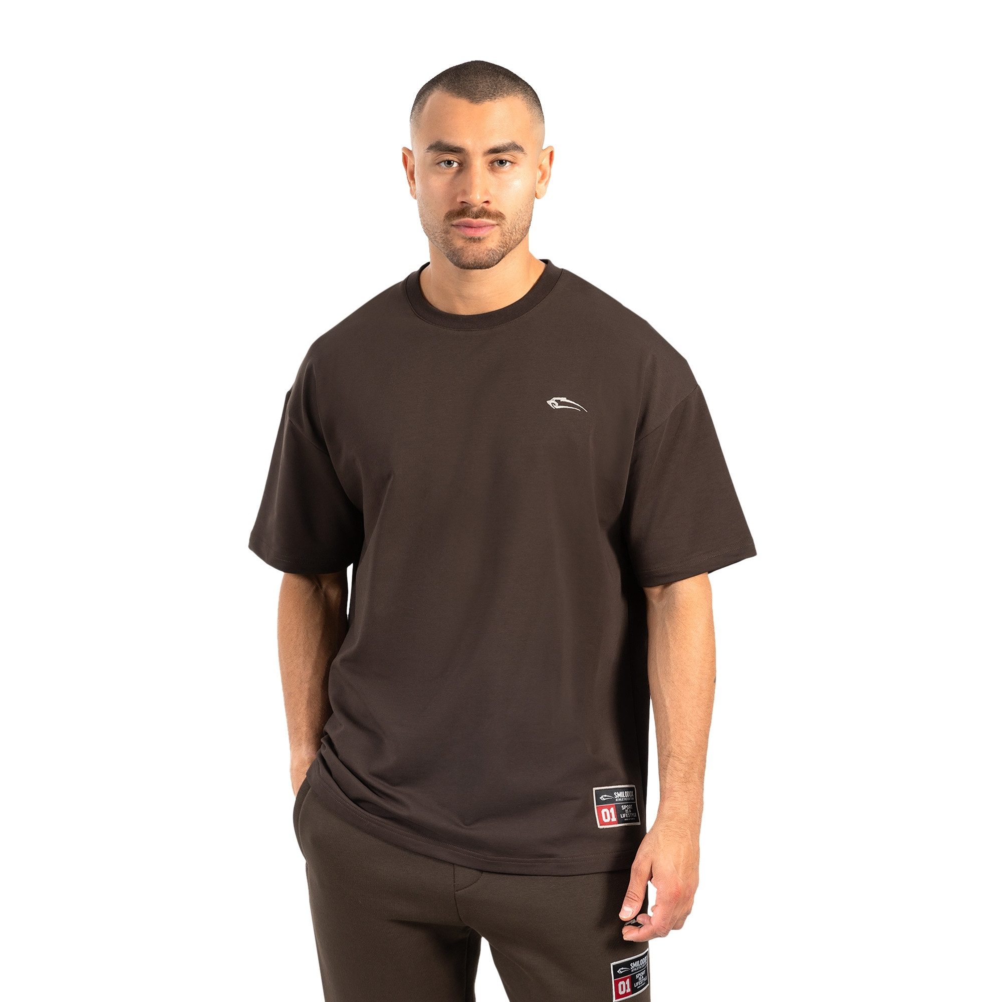 Smilodox T-Shirt Rayk, Locker geschnittenes Oversize Shirt mit auffälligem günstig online kaufen