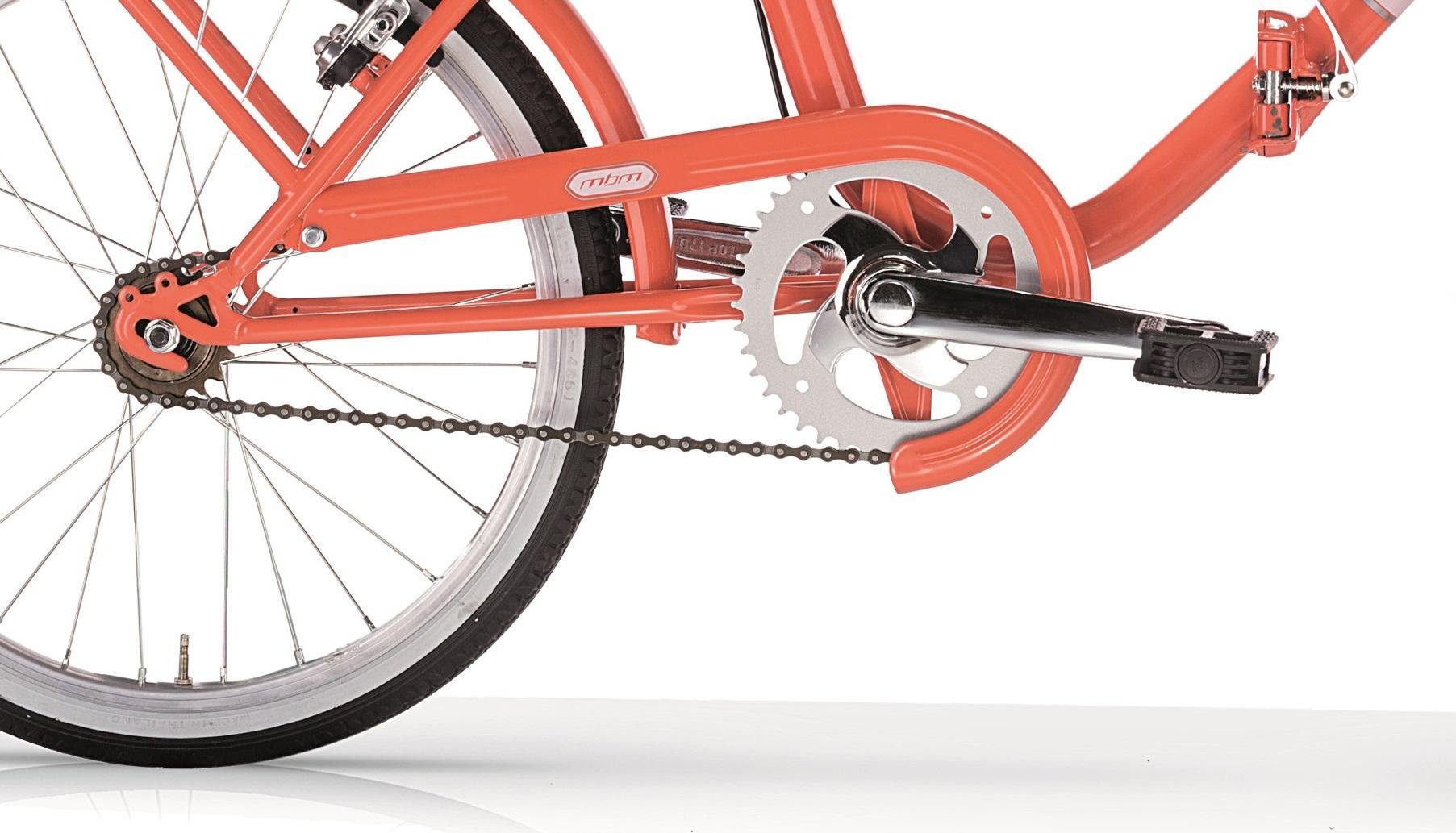 MBM Folding Bike New Angela, 1 speed, derailleur gears, for women and men, derailleur gears