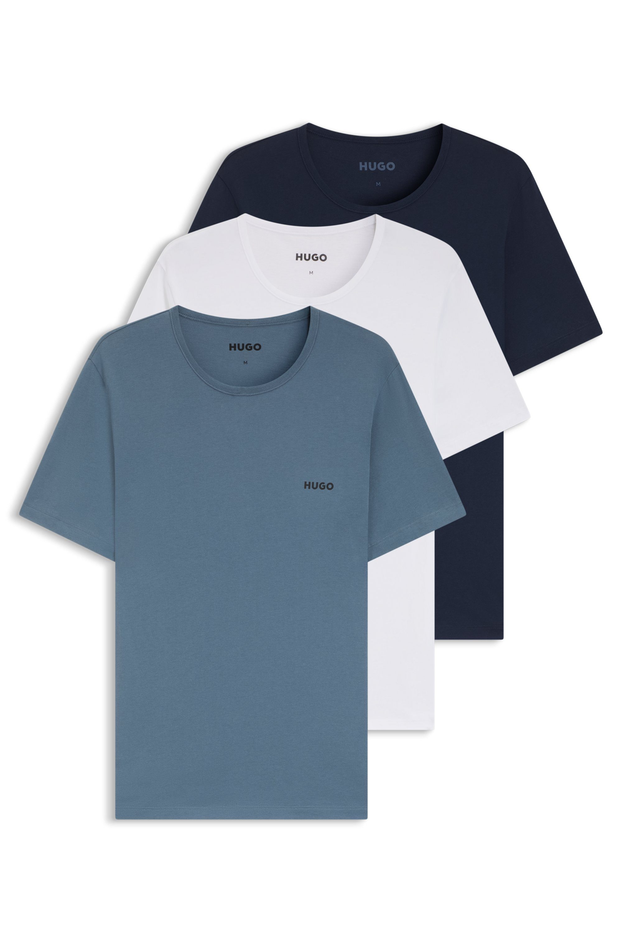 HUGO T-Shirt RN TRIPL (Packung, 3-tlg) mit Rundhalsausschnitt günstig online kaufen