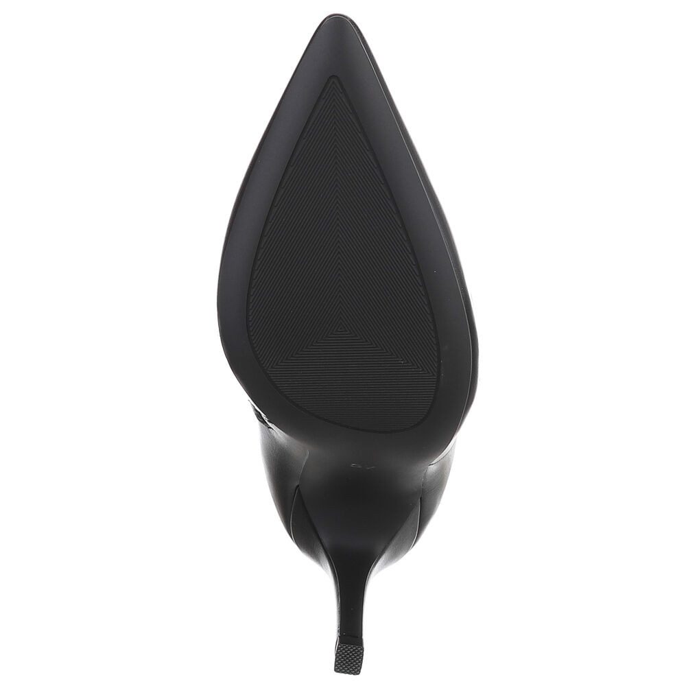 Ital-Design Eleganter Damen Stiefel mit Absatz und Detailverschluss High-Heel-Stiefelette (90542887) Pfennig-/Stilettoabsatz Stiefeletten in Schwarz