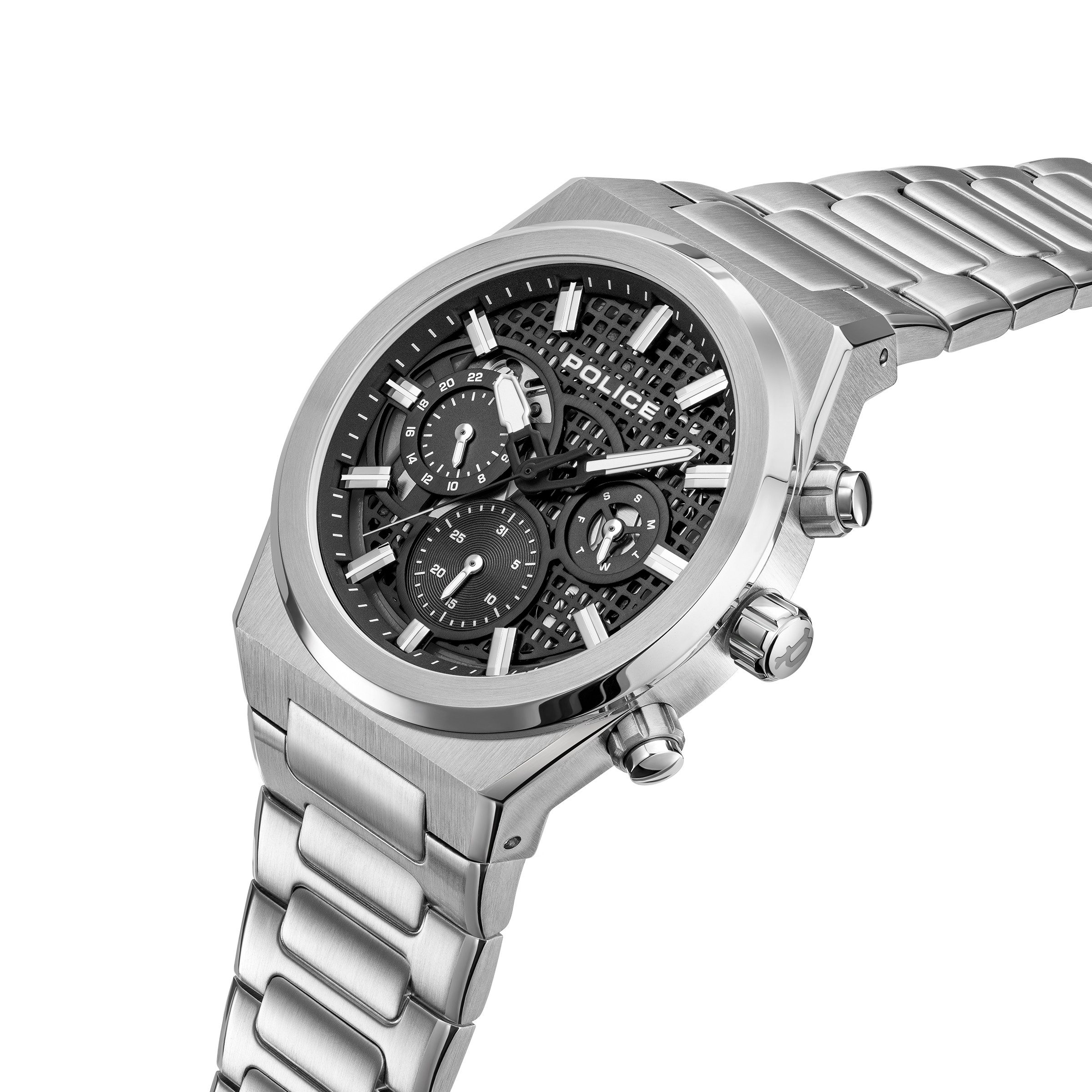 Police Quarzuhr Quarzuhr Herrenuhr 46 x 53 Quarz Herren