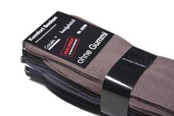 Cocain underwear Diabetikersocken Socken ohne Gummi Gesundheitssocken 100% Baumwolle (10-Paar) für Diabetiker geeignet