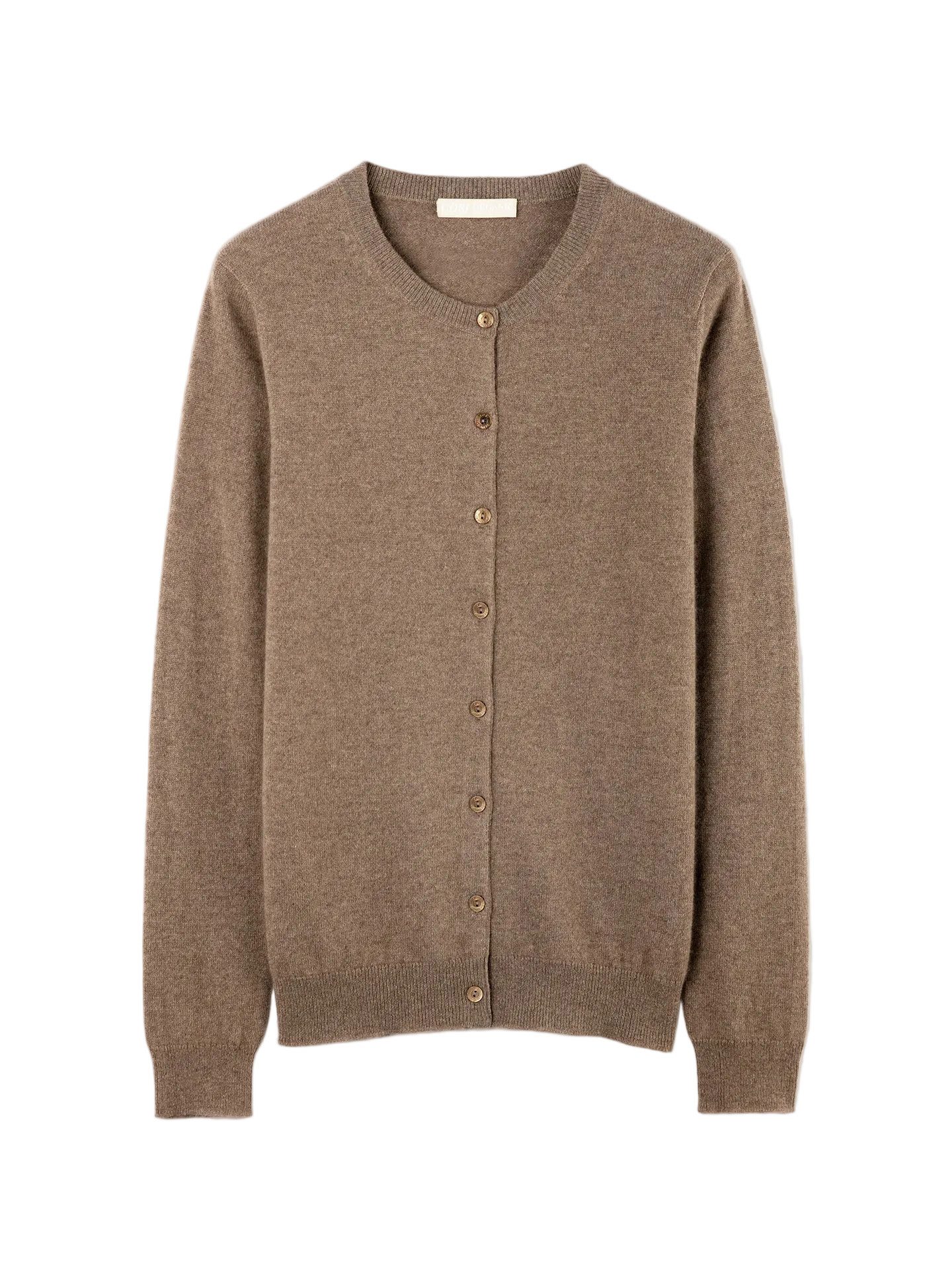 GOBI Cashmere Cardigan Kaschmir Strickjacke mit R-Ausschnitt und Knöpfen