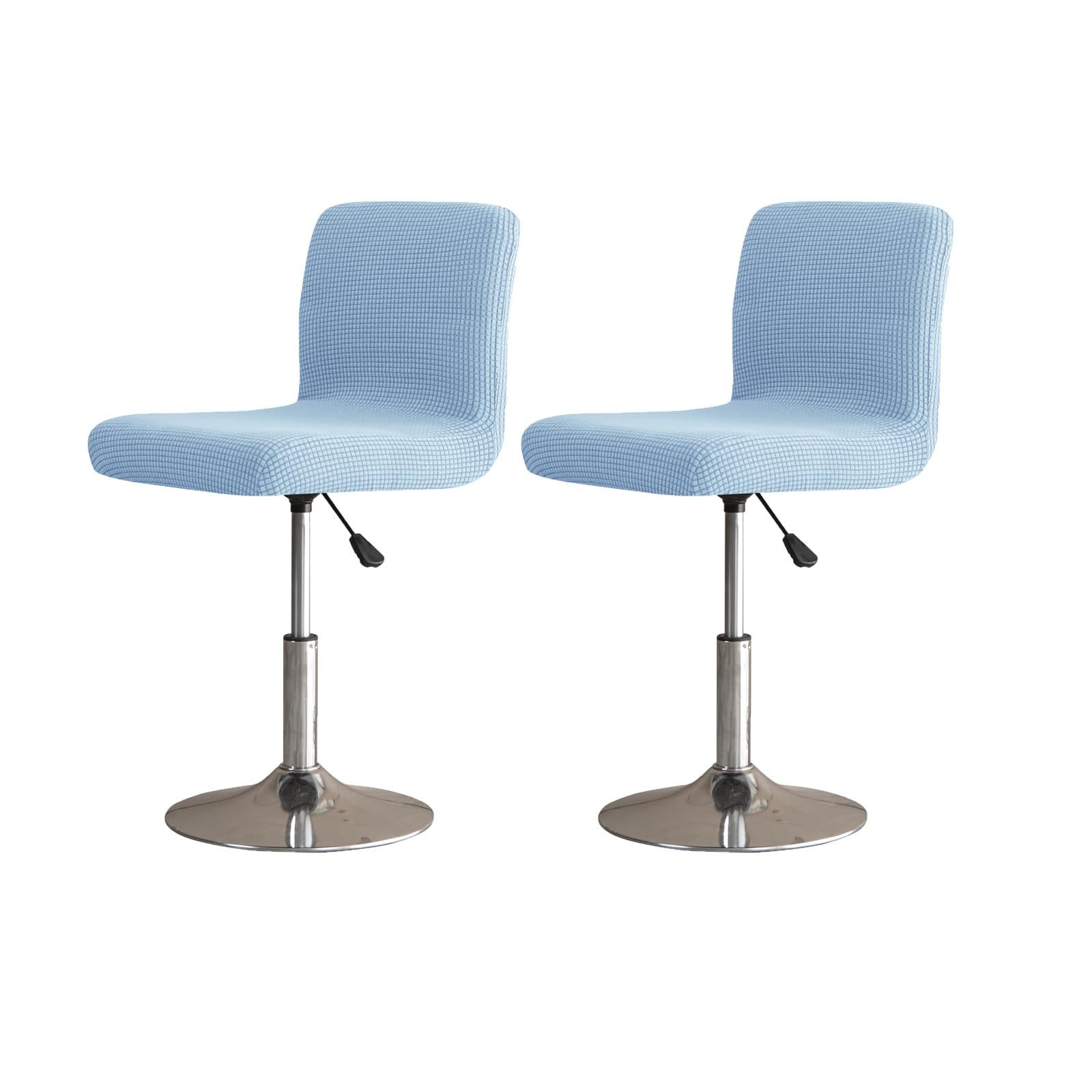 Agger Stuhlhusse Barhocker-Schonbezüge, 2er Set Stylische Stuhlhussen Stretch, Stuhlbezug Einfache Reinigung Barhockerbezüge Universal