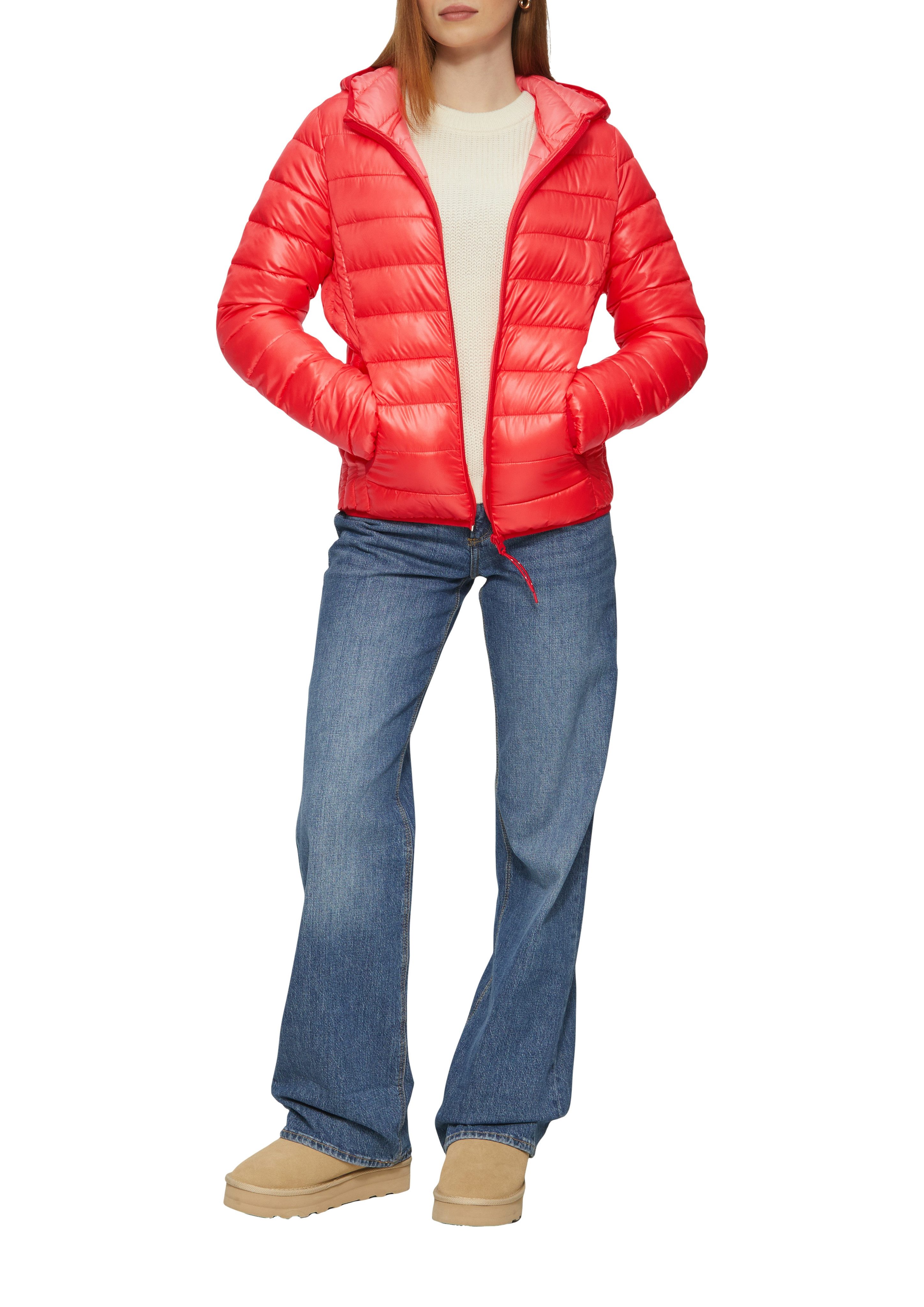 QS Steppjacke mit Kapuze günstig online kaufen