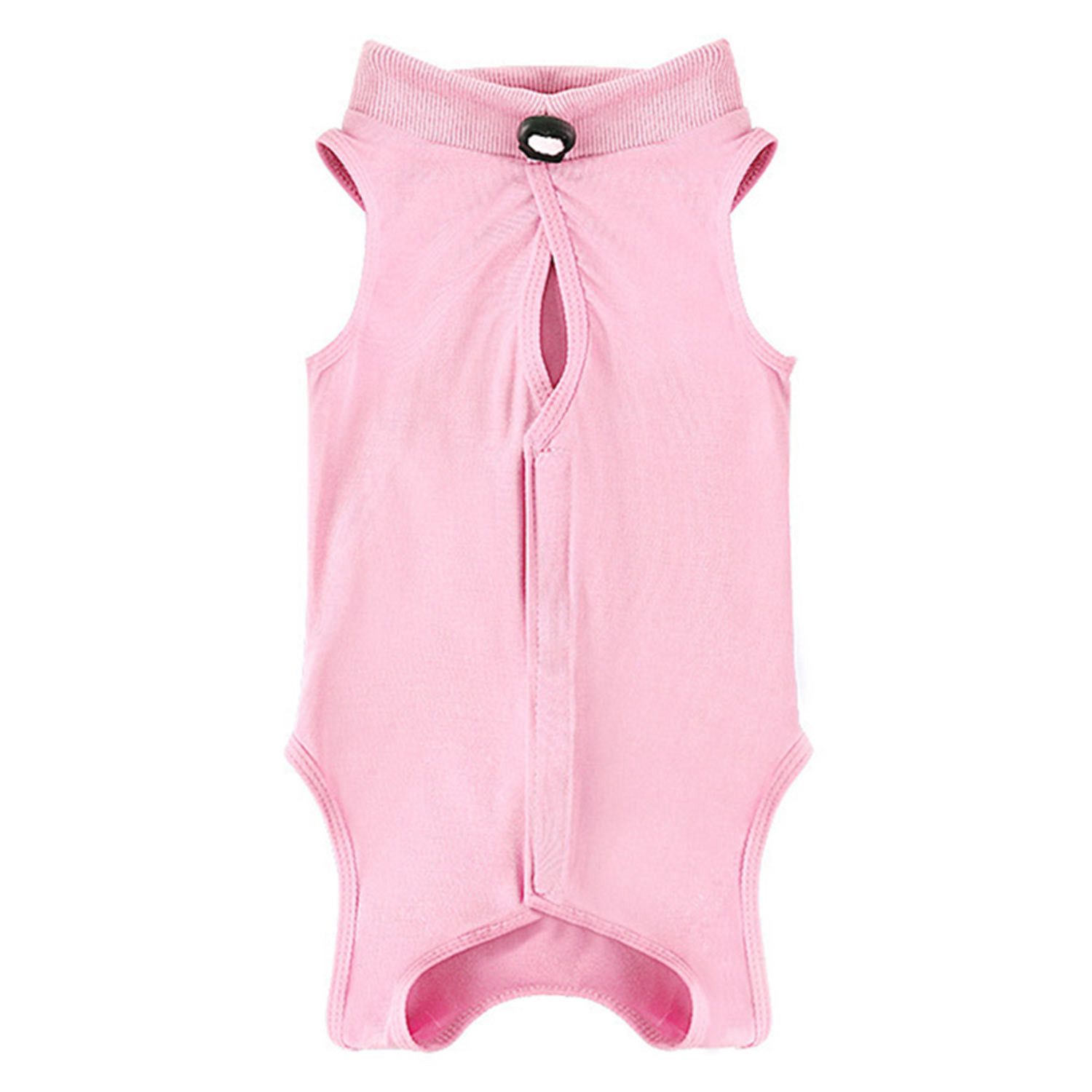 Refttenw Hundekleid Katze Bauchwunde Hautkrankheiten Genesungsanzug, S/M/L