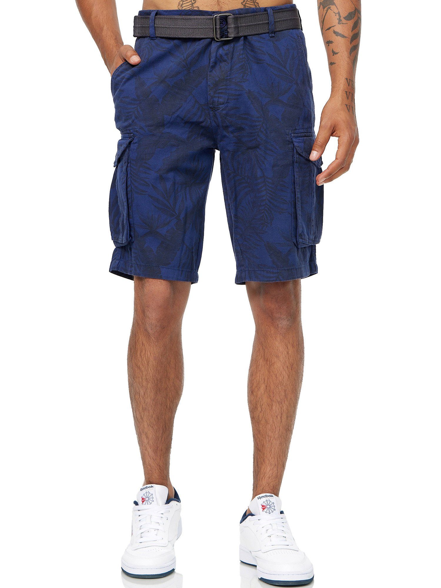 Tazzio Cargoshorts A201 Cargo Shorts inkl. abnehmbarem Gürtel