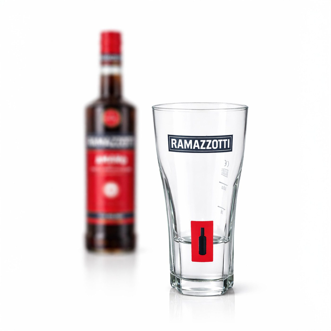 rastal Schnapsglas Original Ramazzotti Glas 2 cl/4 cl geeicht Aperitif Likör 3er Set, 3-tlg., Original 3er-Set für stilvollen Ramazzotti-Genuss