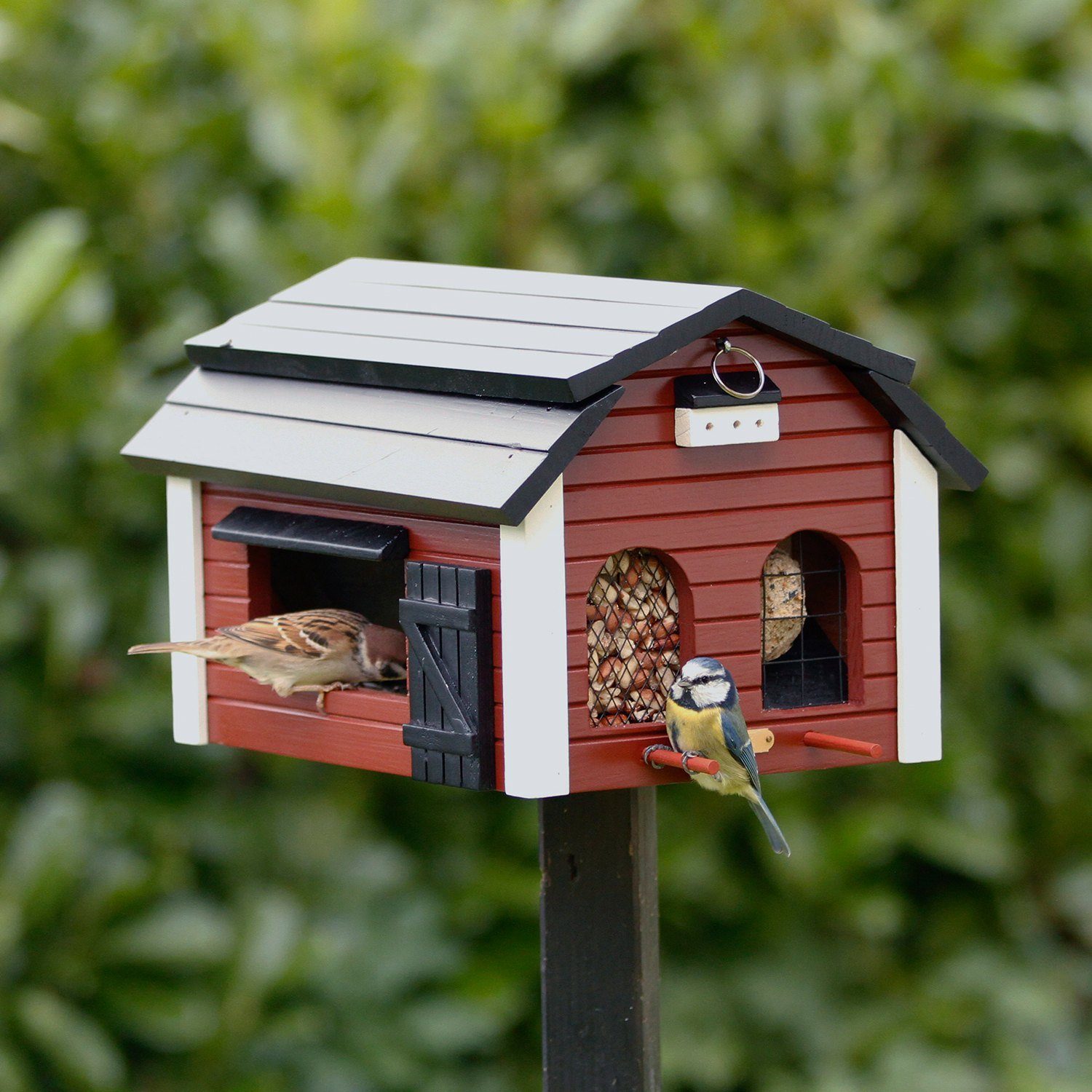 Wildlife Garden Vogelhaus Futterscheune / geräumige Futterstation für mehrere Nahrungssorten