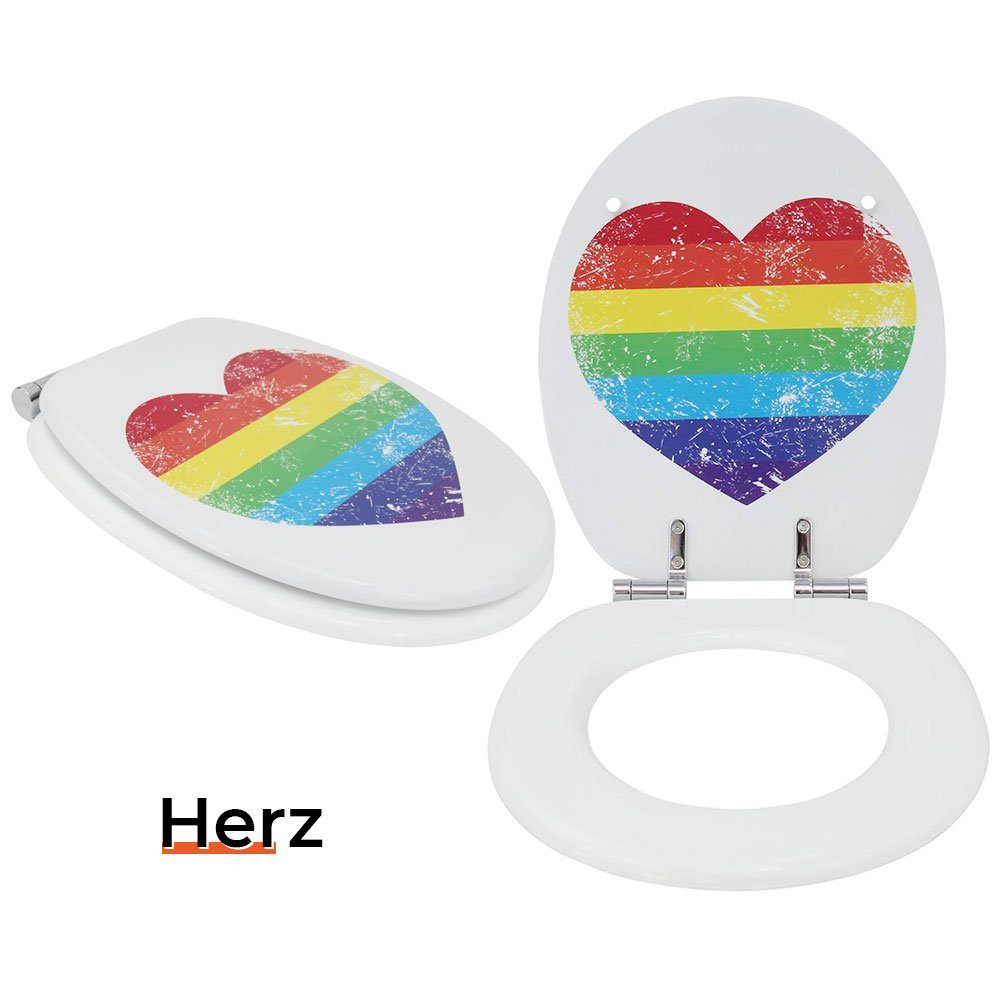 flexilife WC-Sitz Premium MDF Toilettensitz WC-Sitz günstig online kaufen