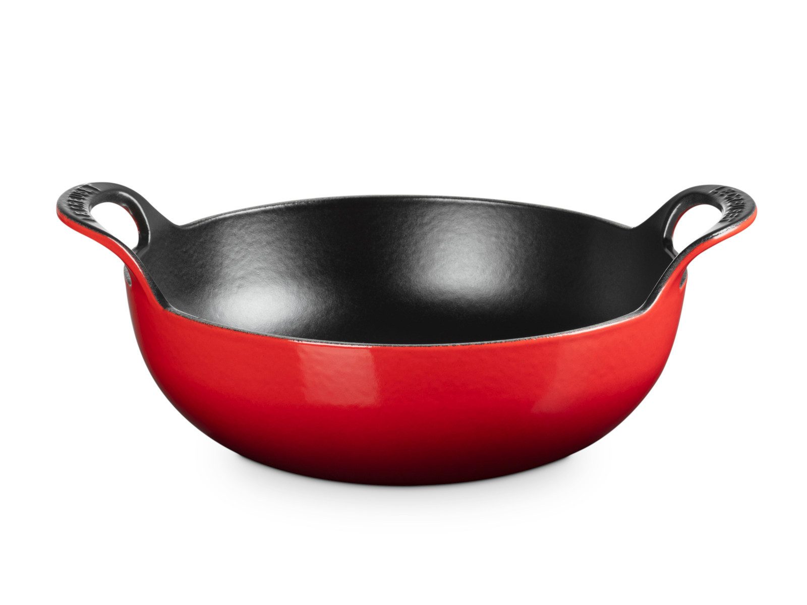 LE CREUSET Kochtopf Balti Dish Tradition rund kirschrot 24cm, Emailliertes Gusseisen