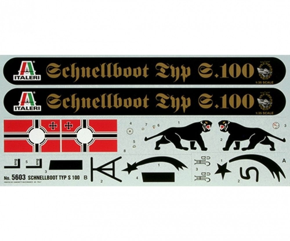 Italeri Modellbausatz Italeri 1:35 Schnellboot Typ S-100 PRM Edition
