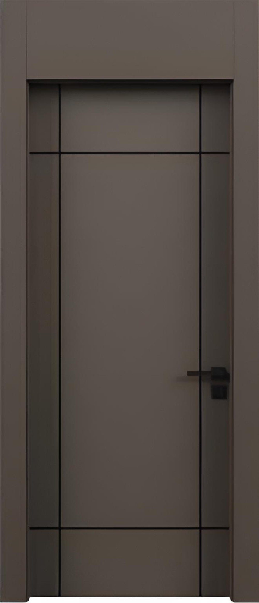 JVmoebel Zimmertür Braune Designer Innentür aus hochwertigem Material