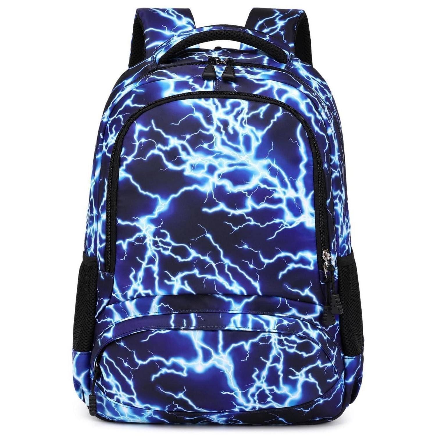 LuxusKollektion Schulranzen Schultasche Jungen Rucksack Blau Wasserdicht 45cm