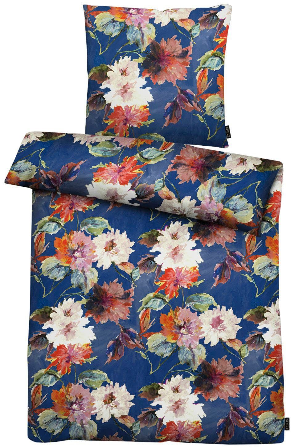 APELT Bettwäsche Luna, Satin (Bio-Baumwolle), 2 teilig, GOTS zertifiziert - aus Bio-Baumwolle