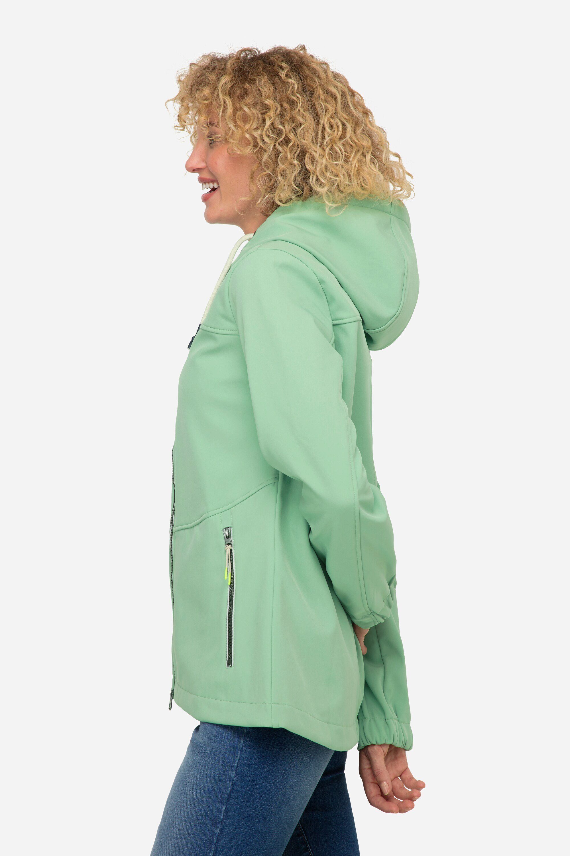 Softshell-Jacke wasserabweisend Fleece-Innenseite mintgrün Laurasøn Softshelljacke