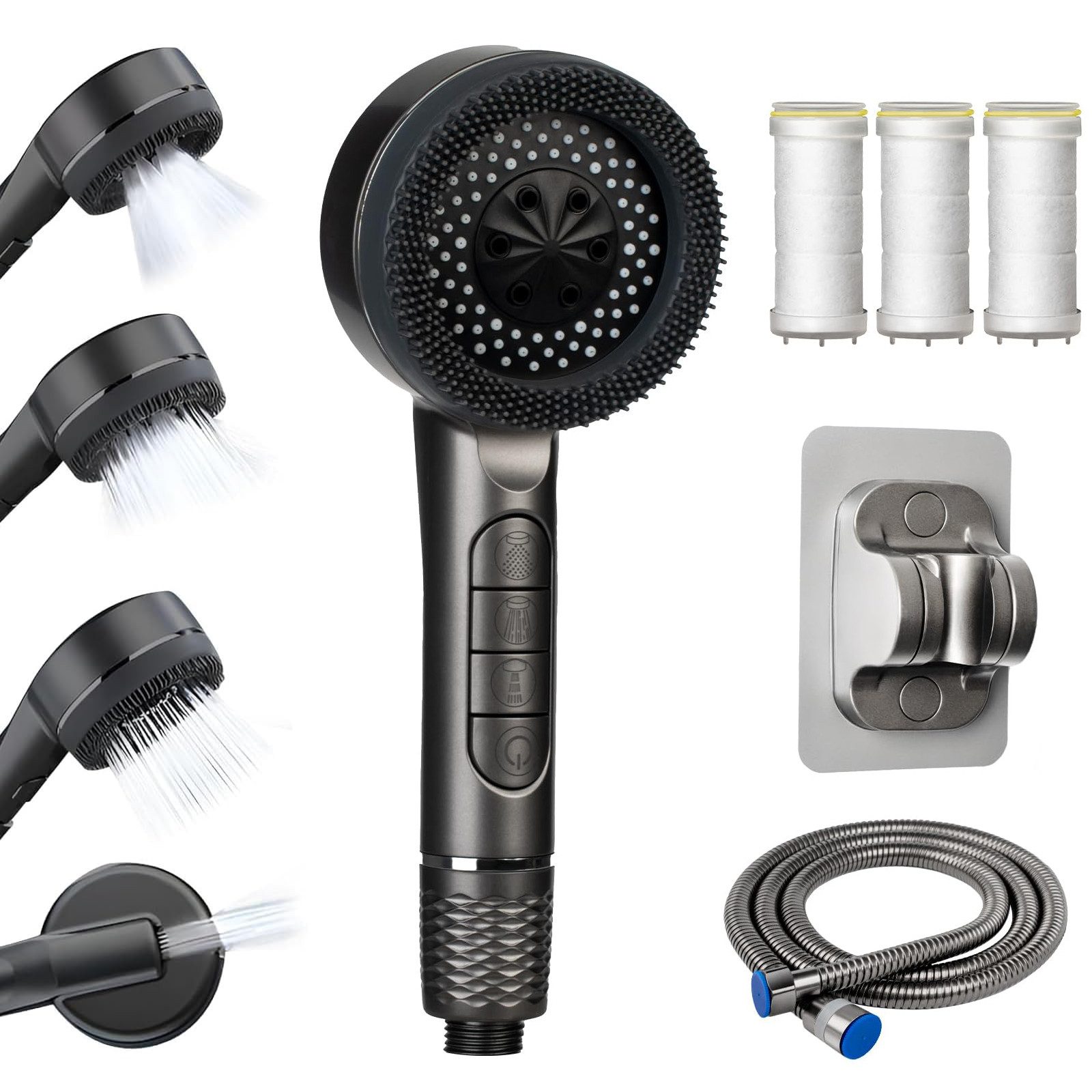 BlingBin Handbrause Duschkopf mit Filter, Handbrause Wassersparend, Hochdru günstig online kaufen