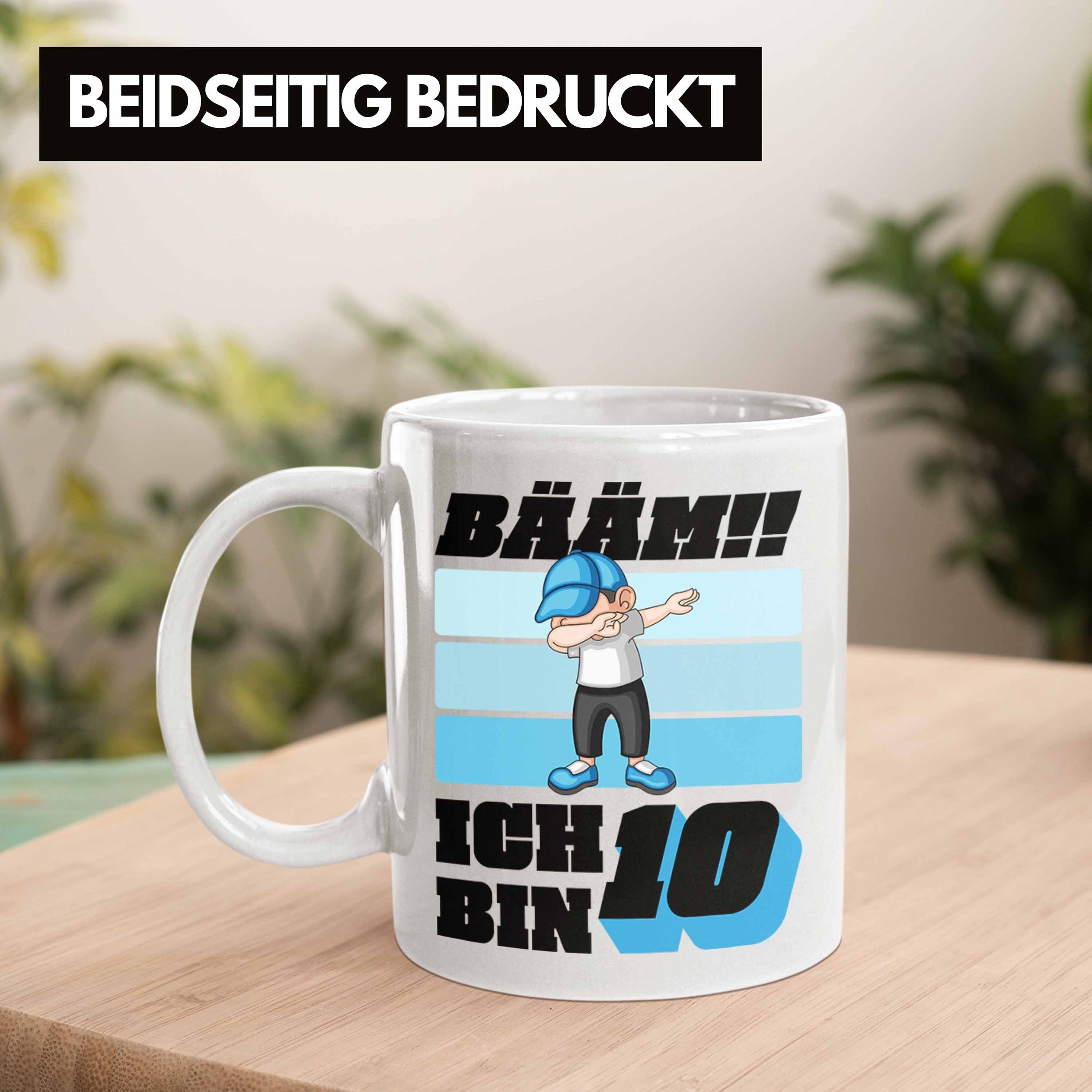 10 Weiss - Jungen Geschenkidee Jahre Tasse Tasse Junge Alt Trendation 10er 10 Trendation Geburtstag Geburtstag Geschenke