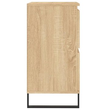 vidaXL Sideboard Sideboards 2 Stk. Sonoma-Eiche Holzwerkstoff (2 St)