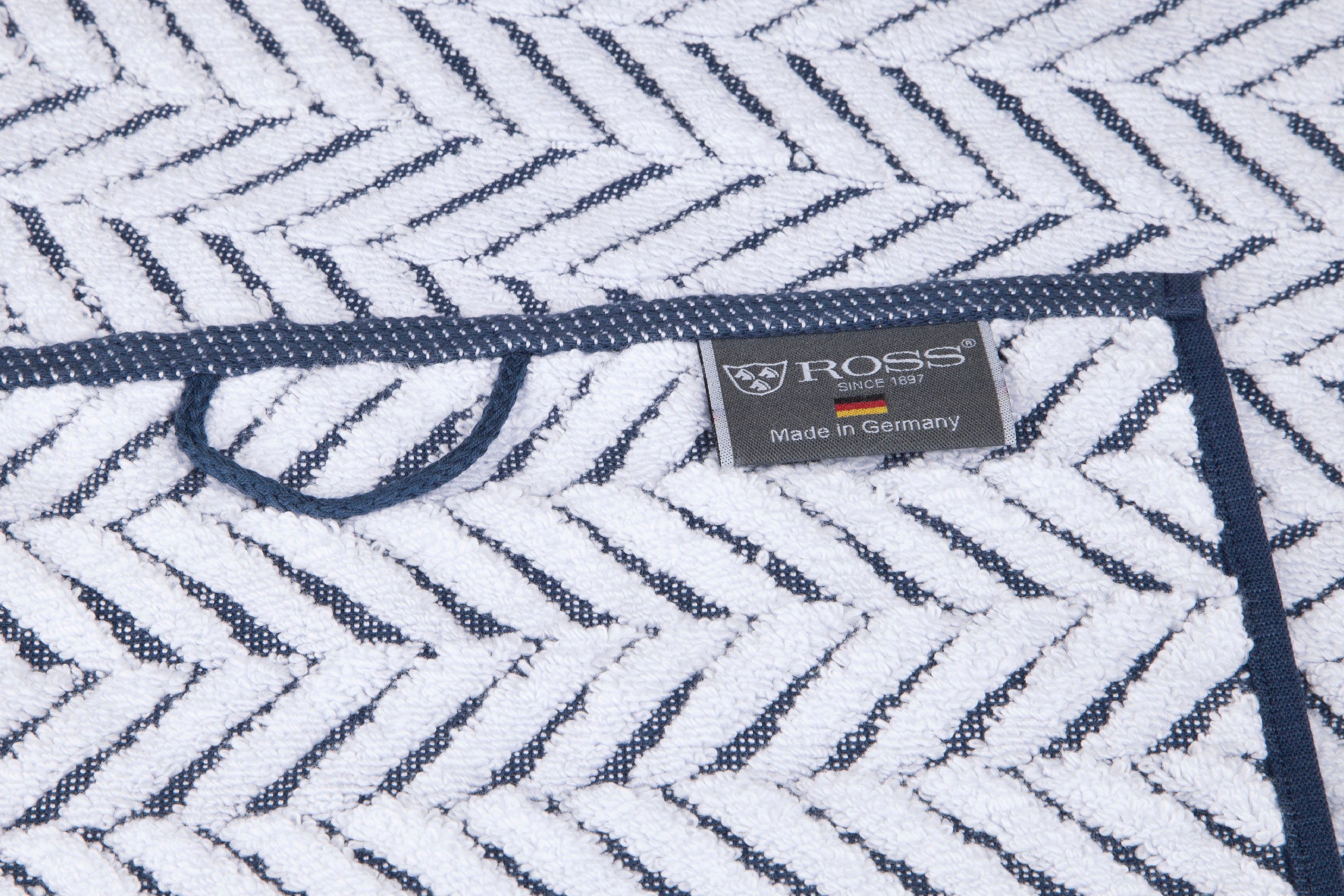 ROSS Duschtuch Sensual 9002, Frottier (1-St), im Zopfmusterstil günstig online kaufen