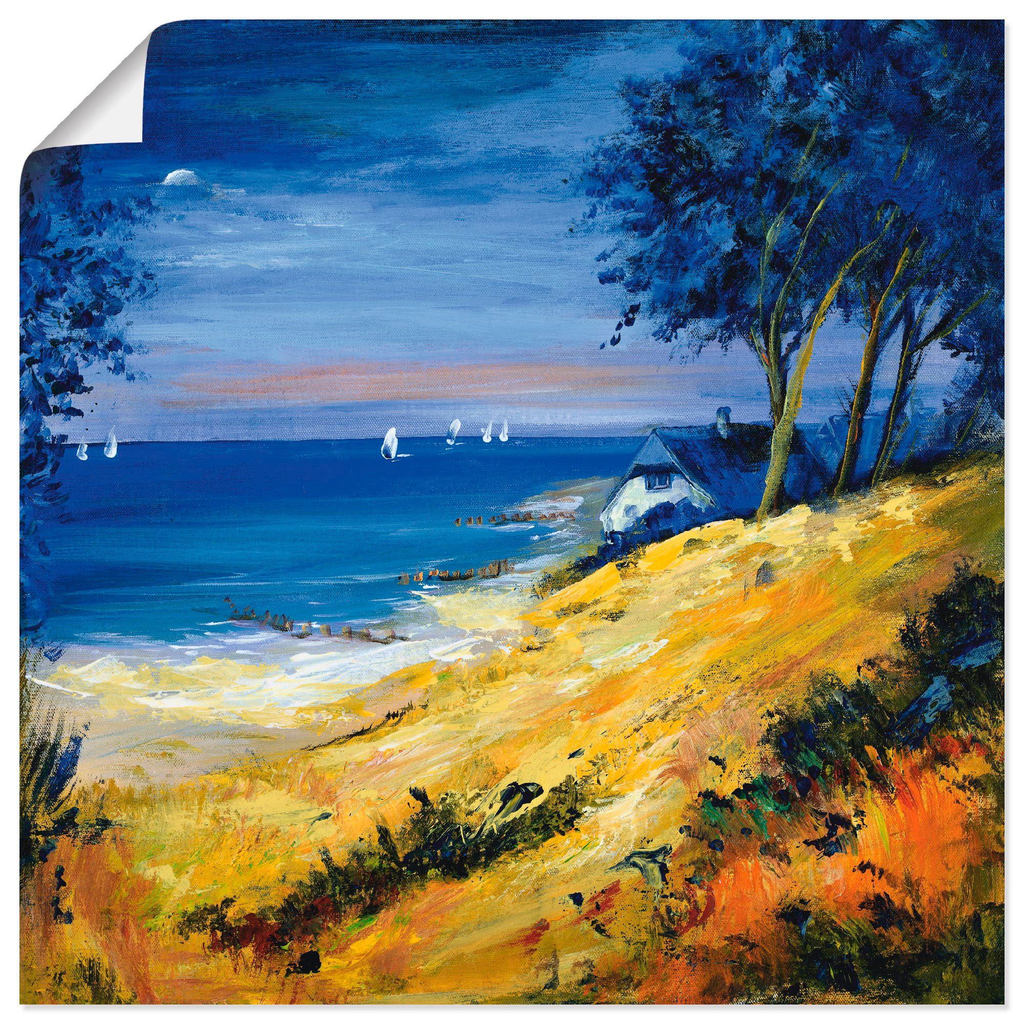 Artland Wandbild Das Meer zu Hause, Gewässer (1 St), als Leinwandbild, Wandaufkleber oder Poster in versch. Größen