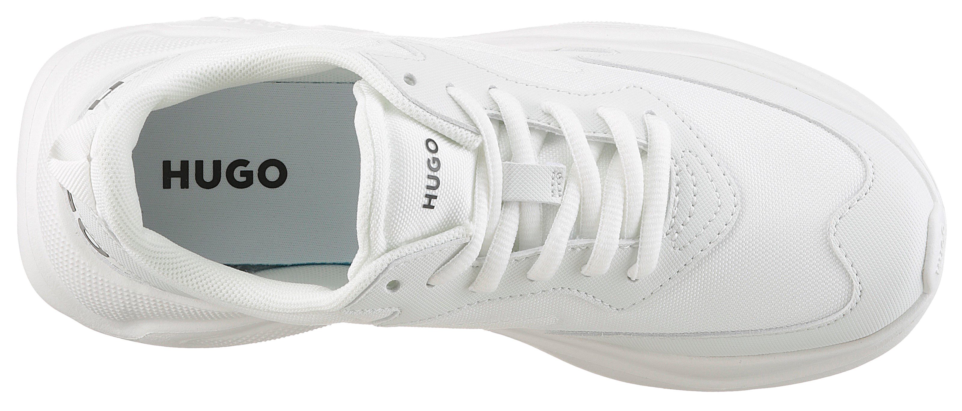 HUGO Leon_Runn Sneaker, Schnürschuh, Halbschuh, Freizeitschuh, HUGO Schriftzug an der Ferse