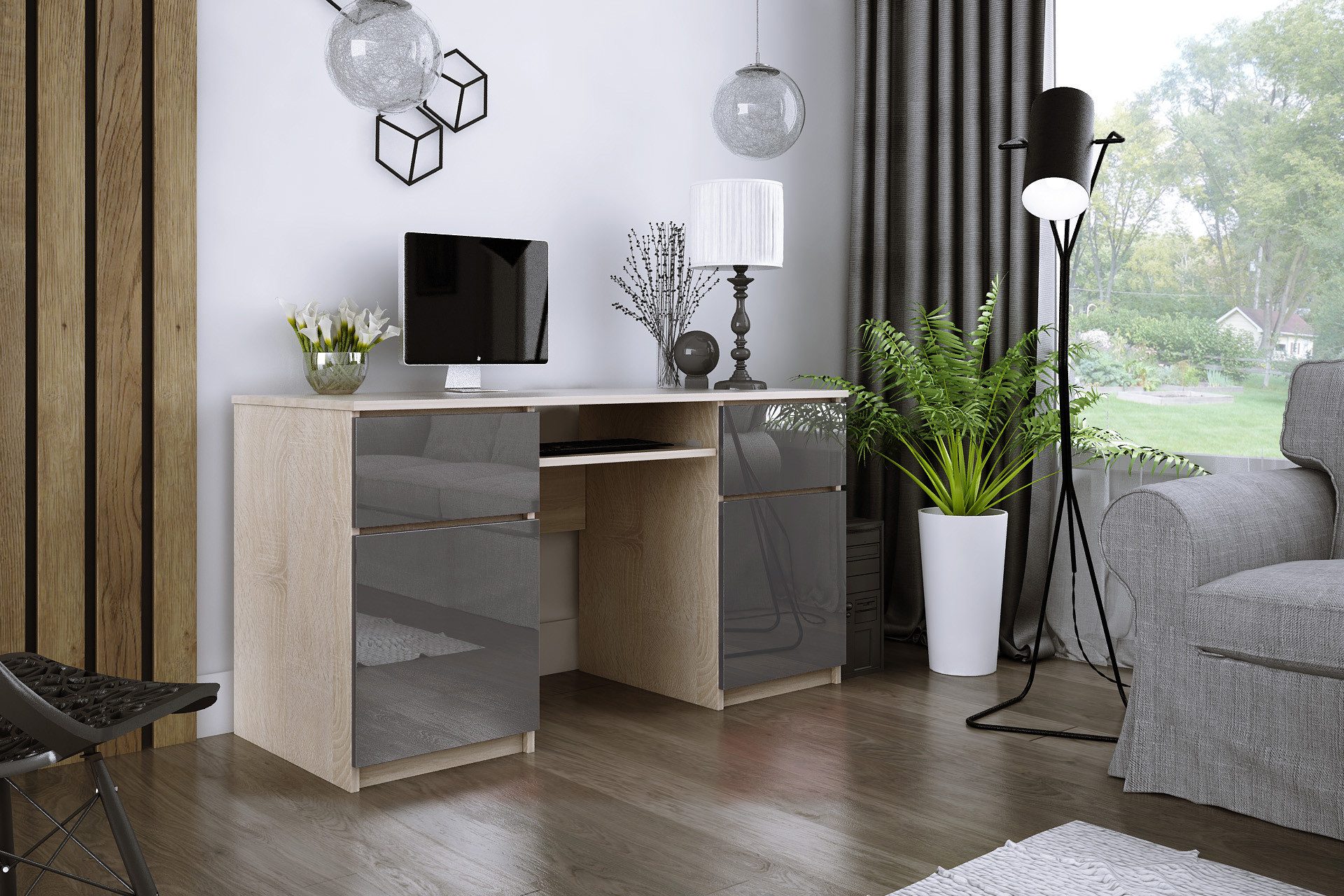 Faizee Möbel Schreibtisch ZOE 135 cm günstig online kaufen