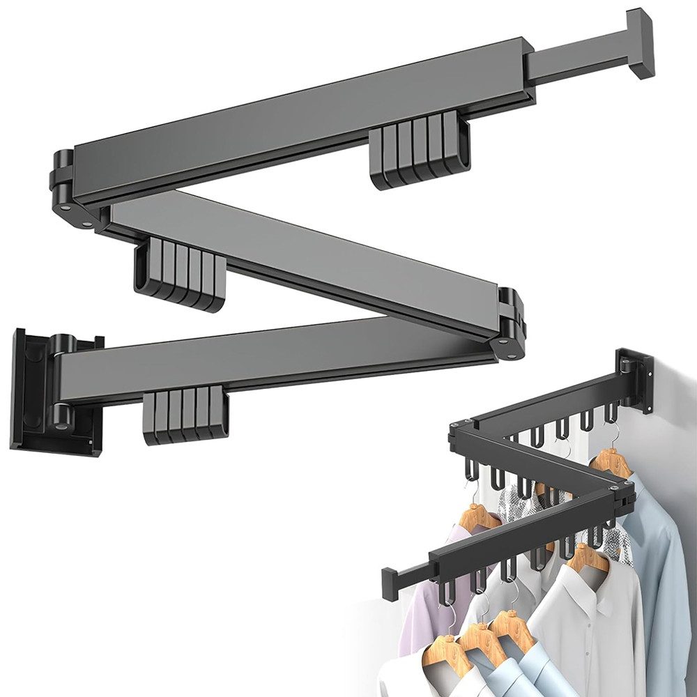 zggzerg Wandwäschetrockner Wäscheständer Wandmontage, Klappbar ausziehbar K günstig online kaufen