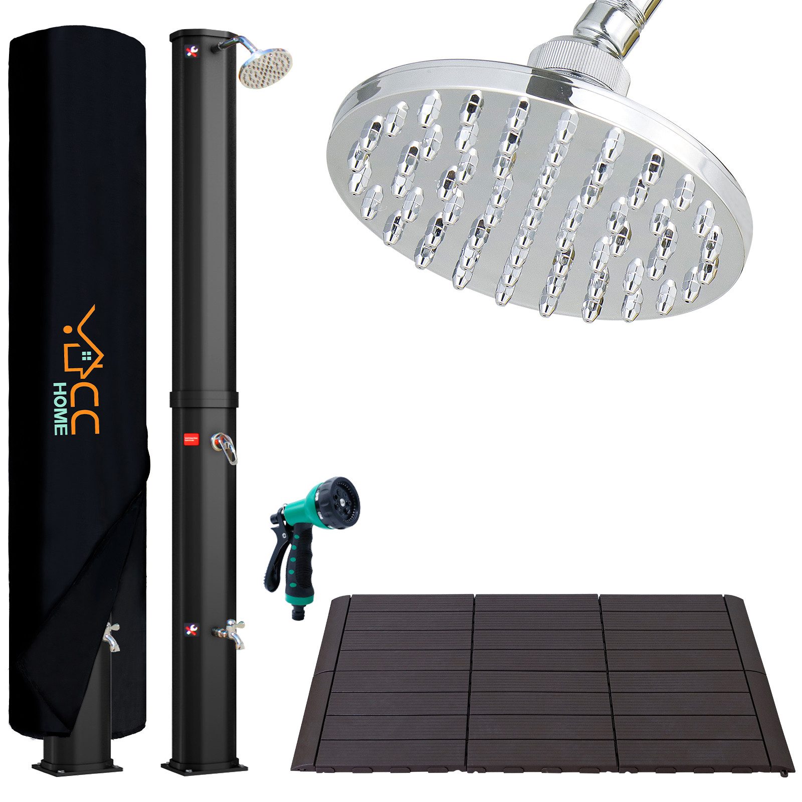 CCLIFE Gartendusche Solardusche Swimmingpool 35L mit günstig online kaufen