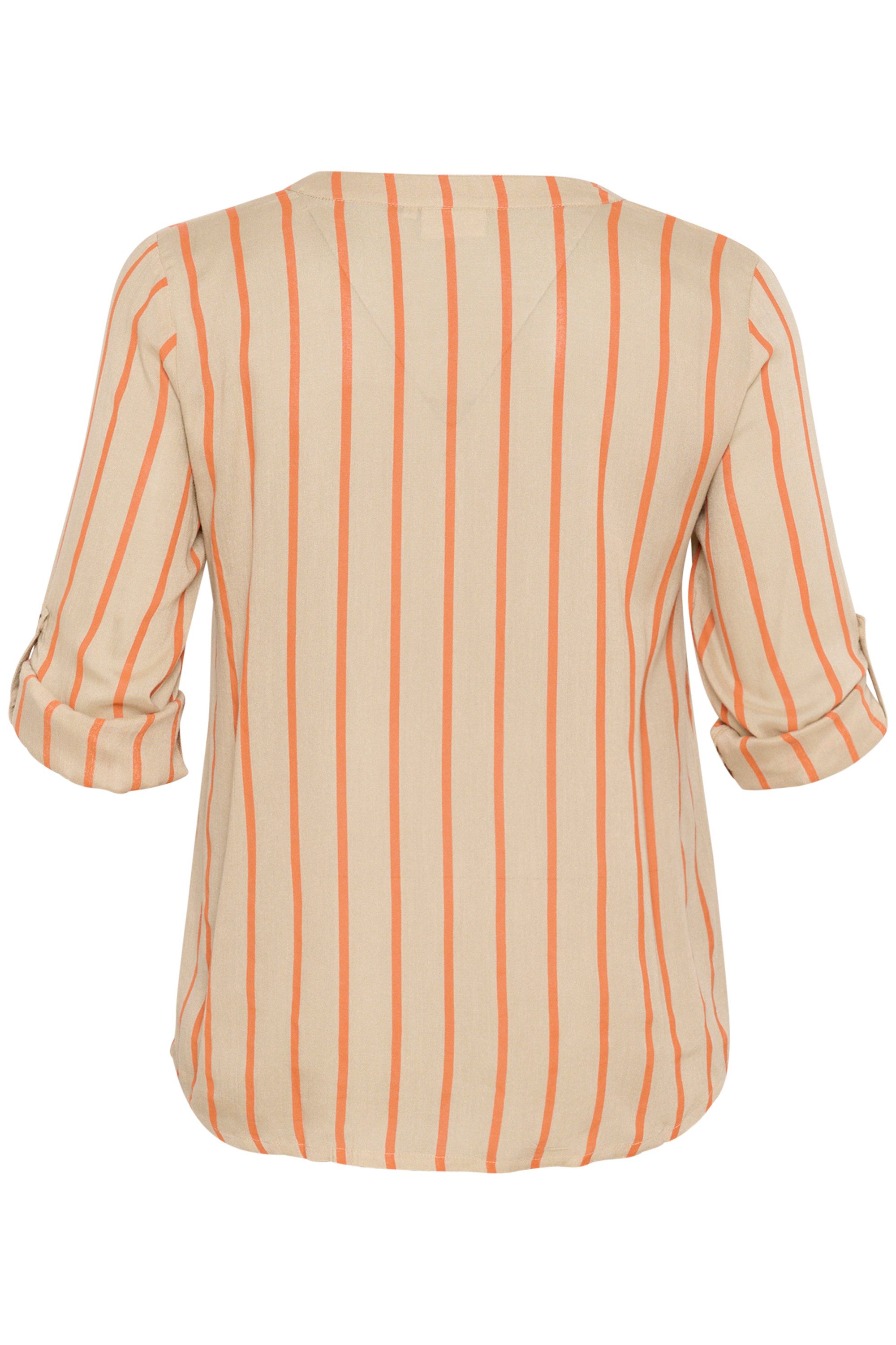 KAFFE Curve Langarmbluse Langarm-Bluse KCsida Große günstig online kaufen