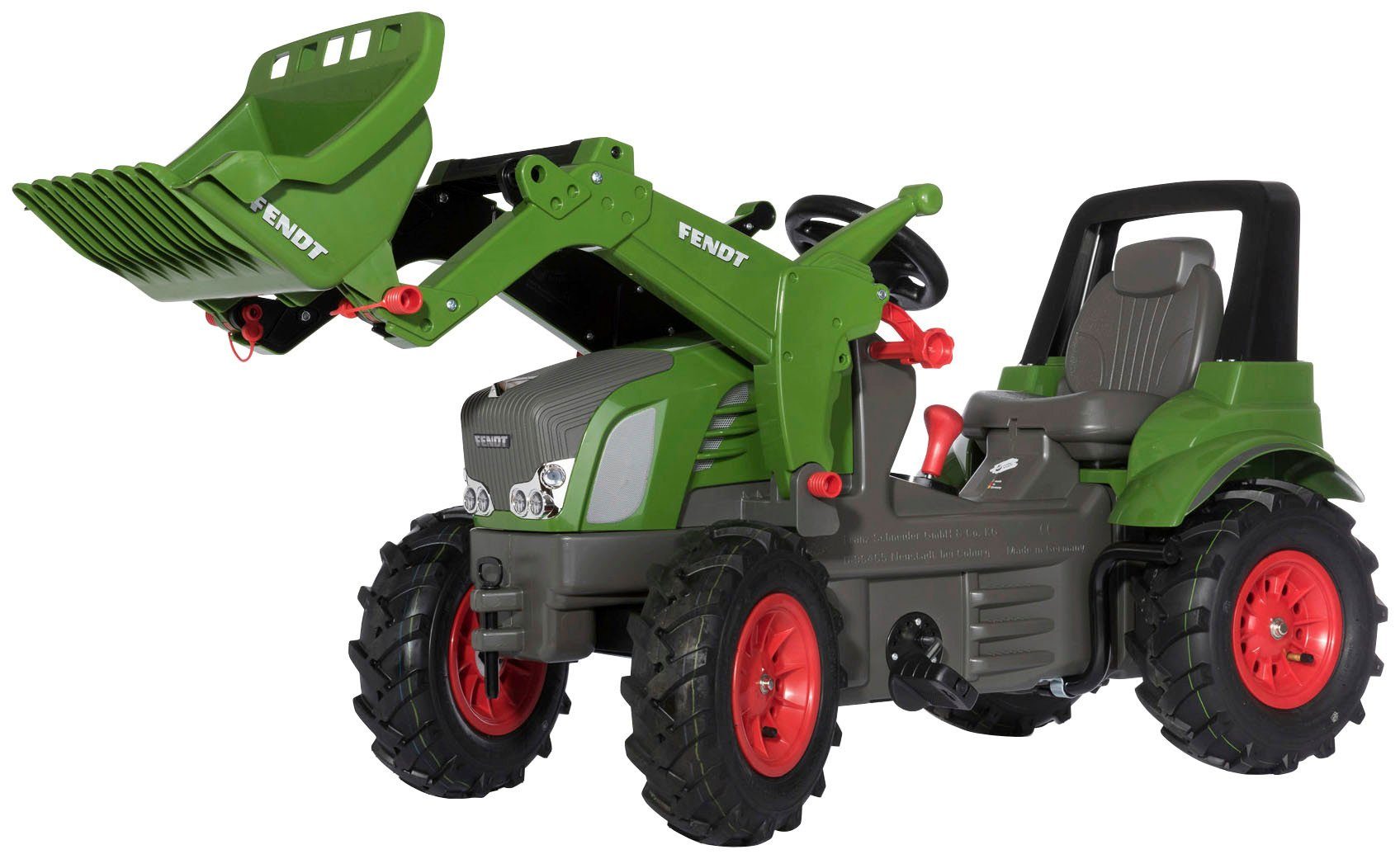 rolly toys® Trettraktor rollyFarmtrac Fendt 939 Vario, inkl. rollyTrac Lader, Luftbereifung und Zweigangschaltung