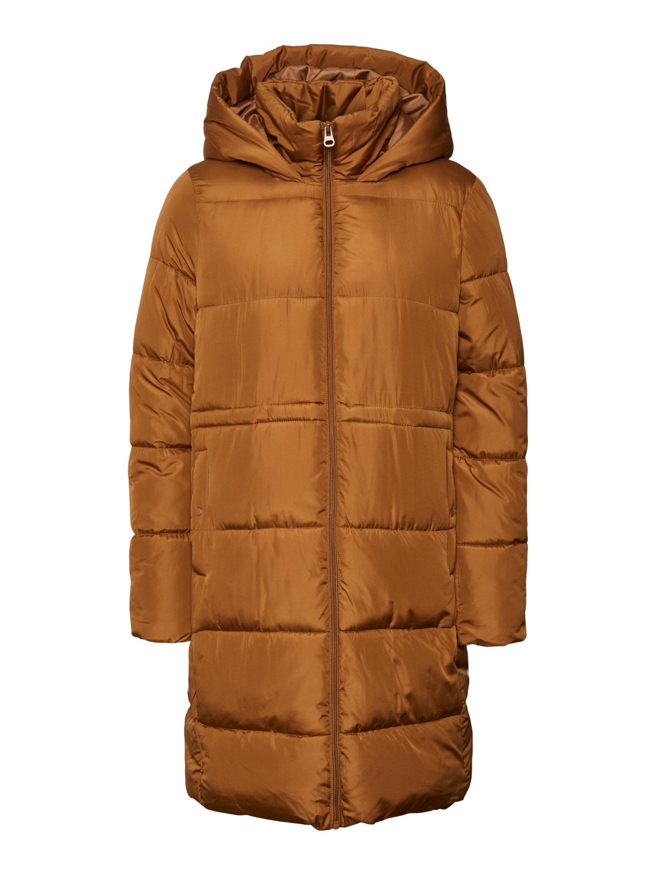 Vero Moda Wintermantel (1-tlg), Kapuze mit Stehkragen