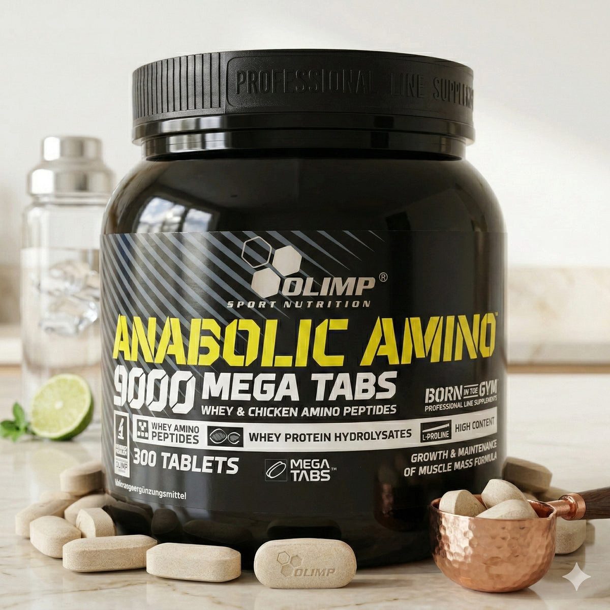 Olimp Olimp Amino 9000 Mega Caps Tablette, 1 er