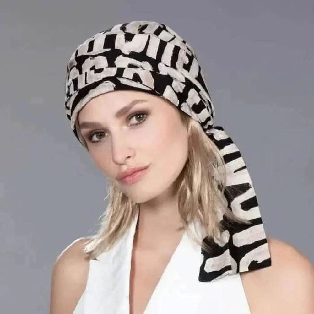 Ellen Wille Kopftuch Ellen Wille Ama Fina, Leichter Turban mit langen Bindebändern und sanfter Raffung