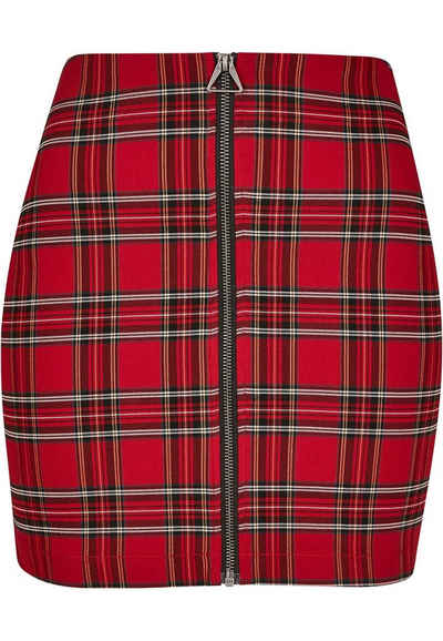 URBAN CLASSICS Sommerrock Damen Ladies Short Checker Skirt (1-tlg)