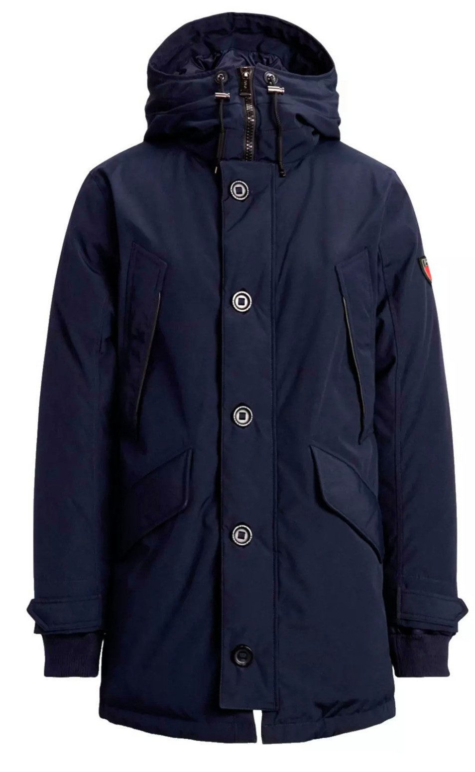 Polo Ralph Lauren Daunenjacke Wasserabweisender Parka W 650g Mantel Parka Enthält 650g Daunen, Wasserabweisender Stoff